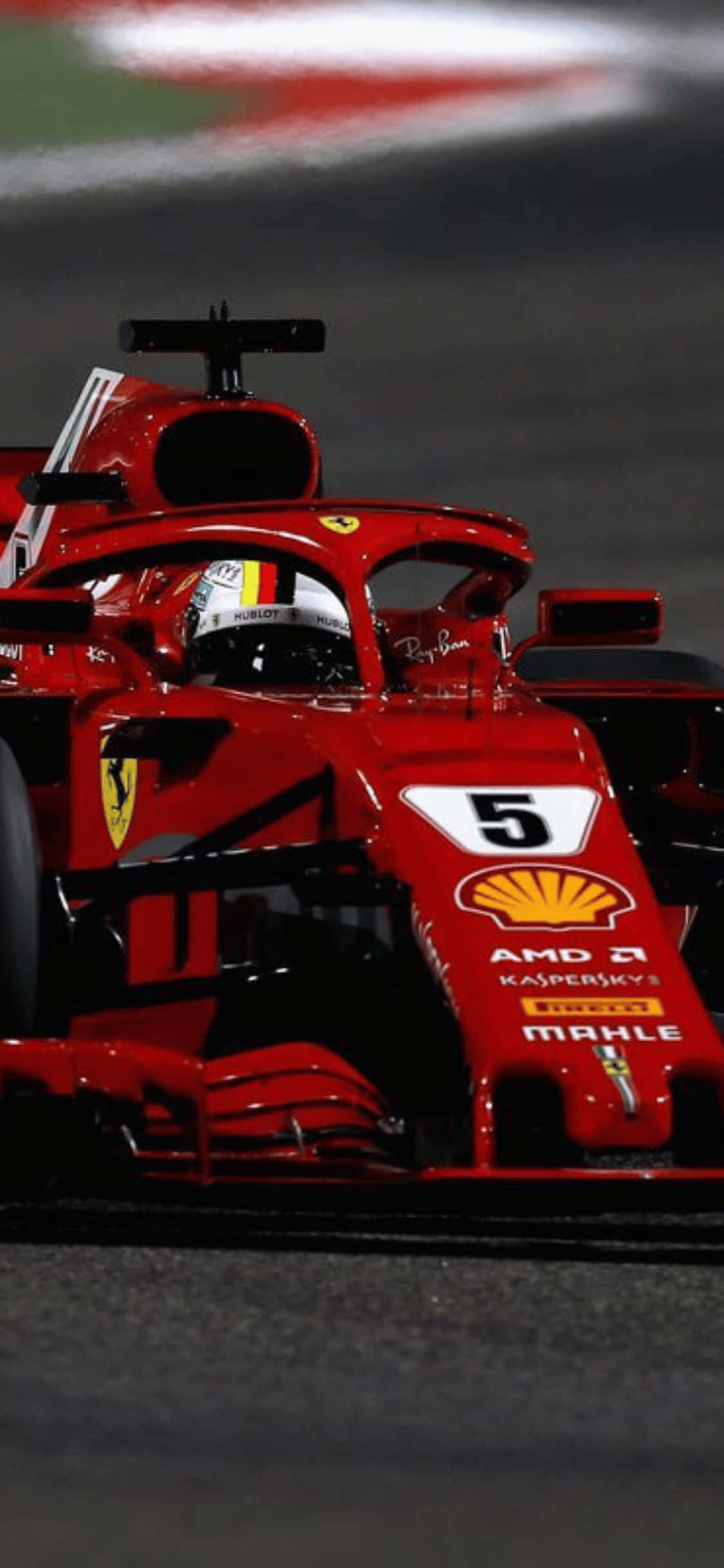 Bahrain Grand Prix iPhone Xs F1 2018 Background Picha ya Ukuta