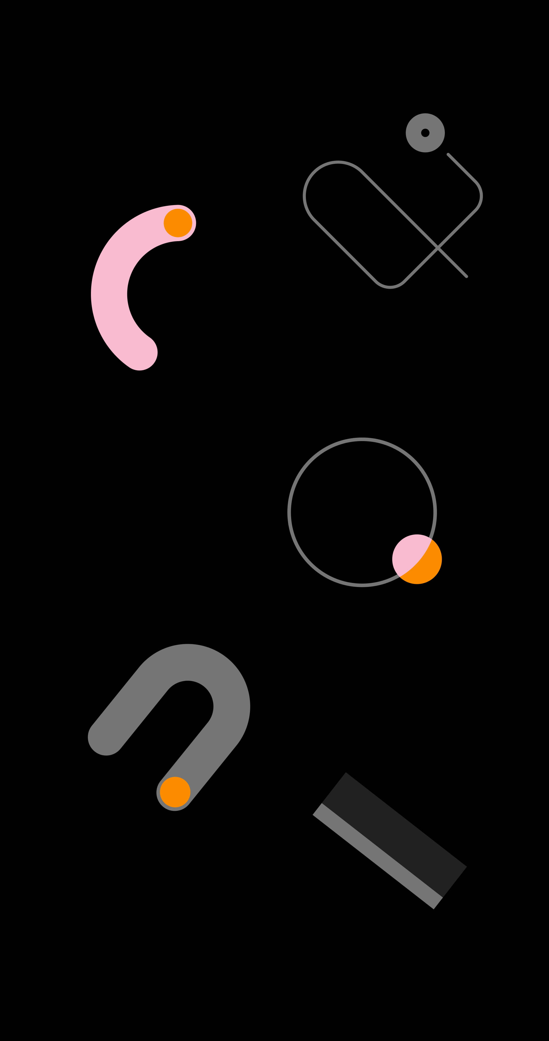 Bakgraund Nyeusi ya Google Pixel 4 yenye Graphics Picha ya Ukuta