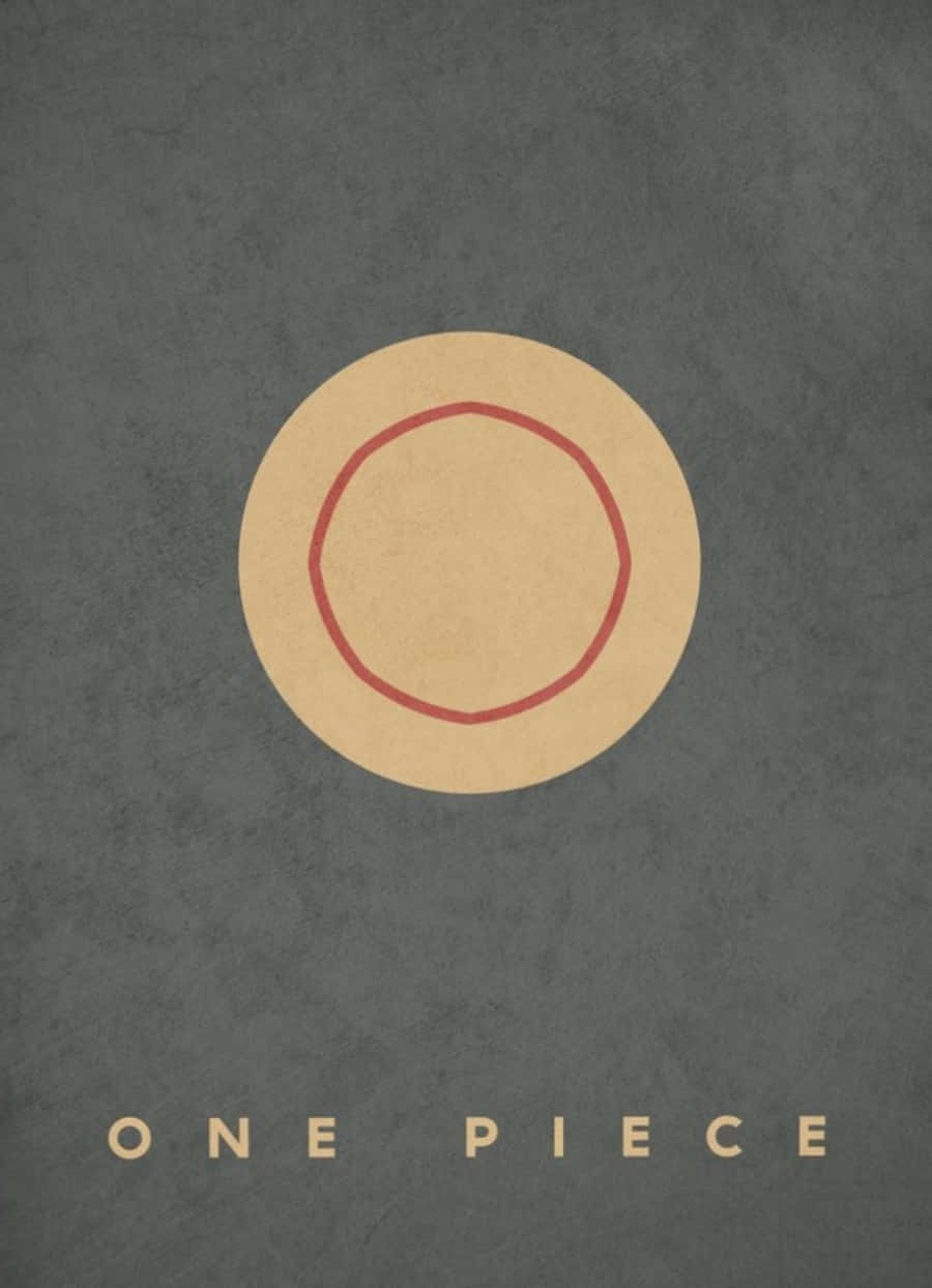 Bango la Anime la One Piece la Minimalist Picha ya Ukuta