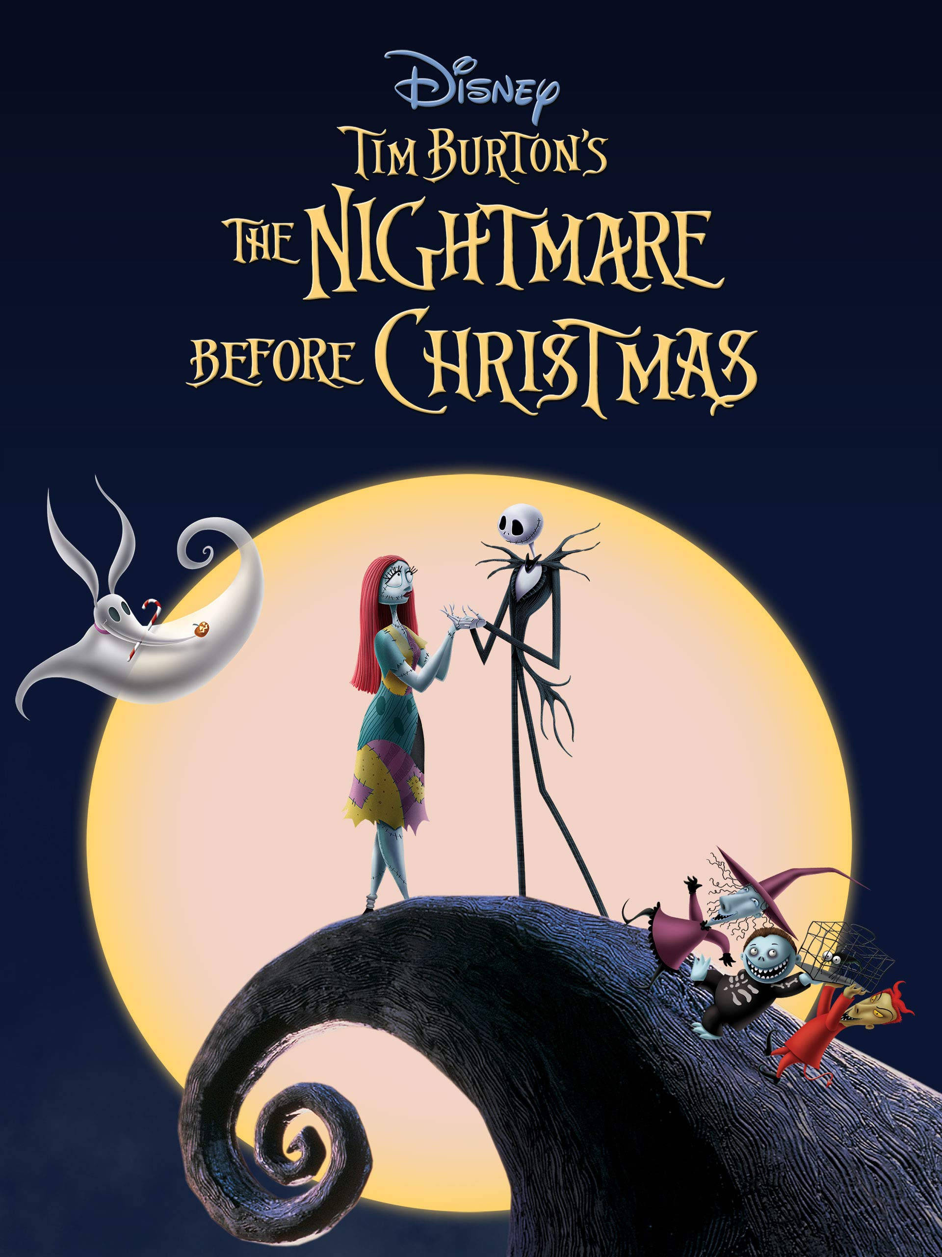 Bango la Filamu ya The Nightmare Before Christmas Picha ya Ukuta