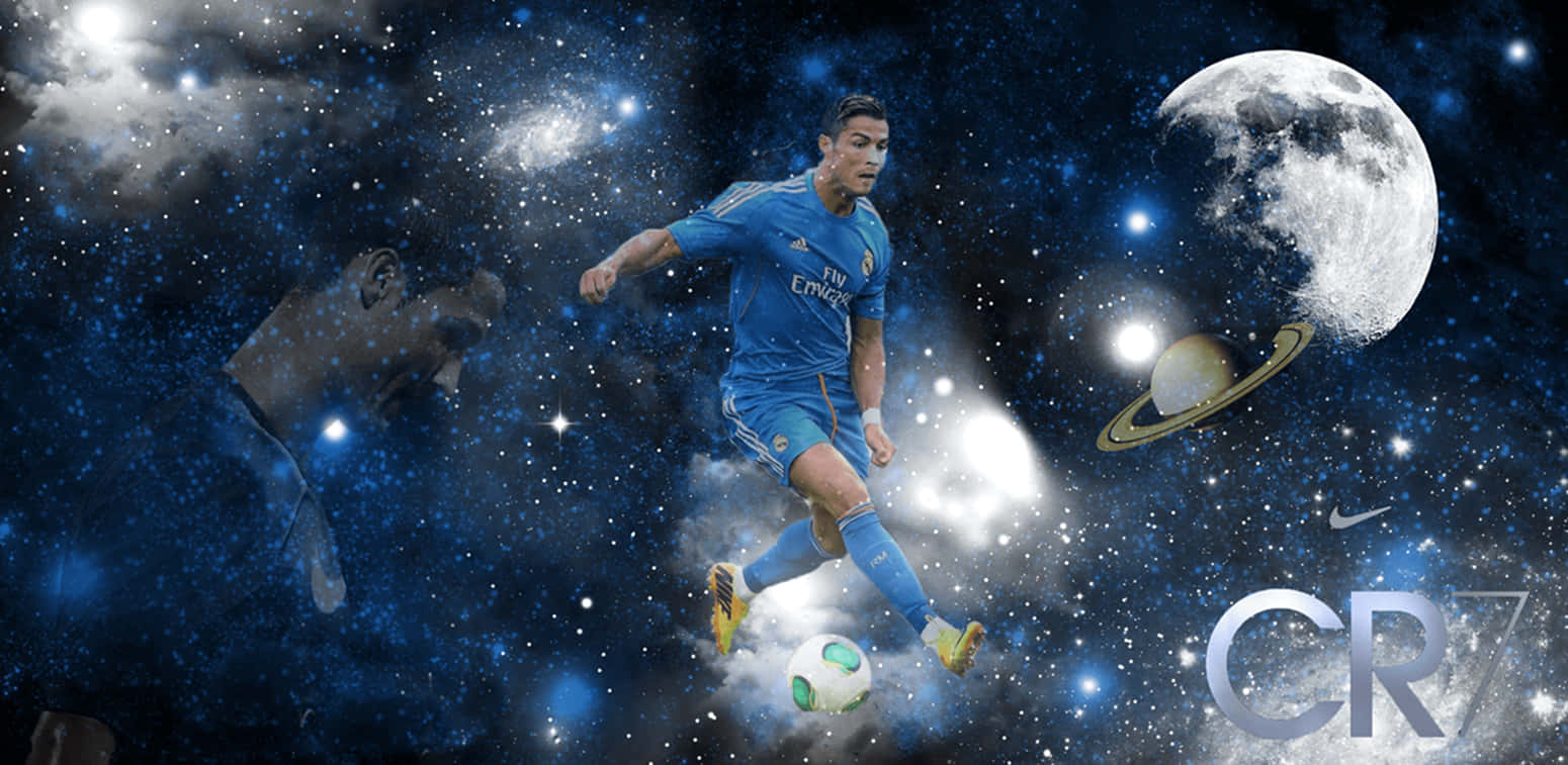 Bango la Galaxy ya Soka Cristiano Ronaldo Picha ya Ukuta