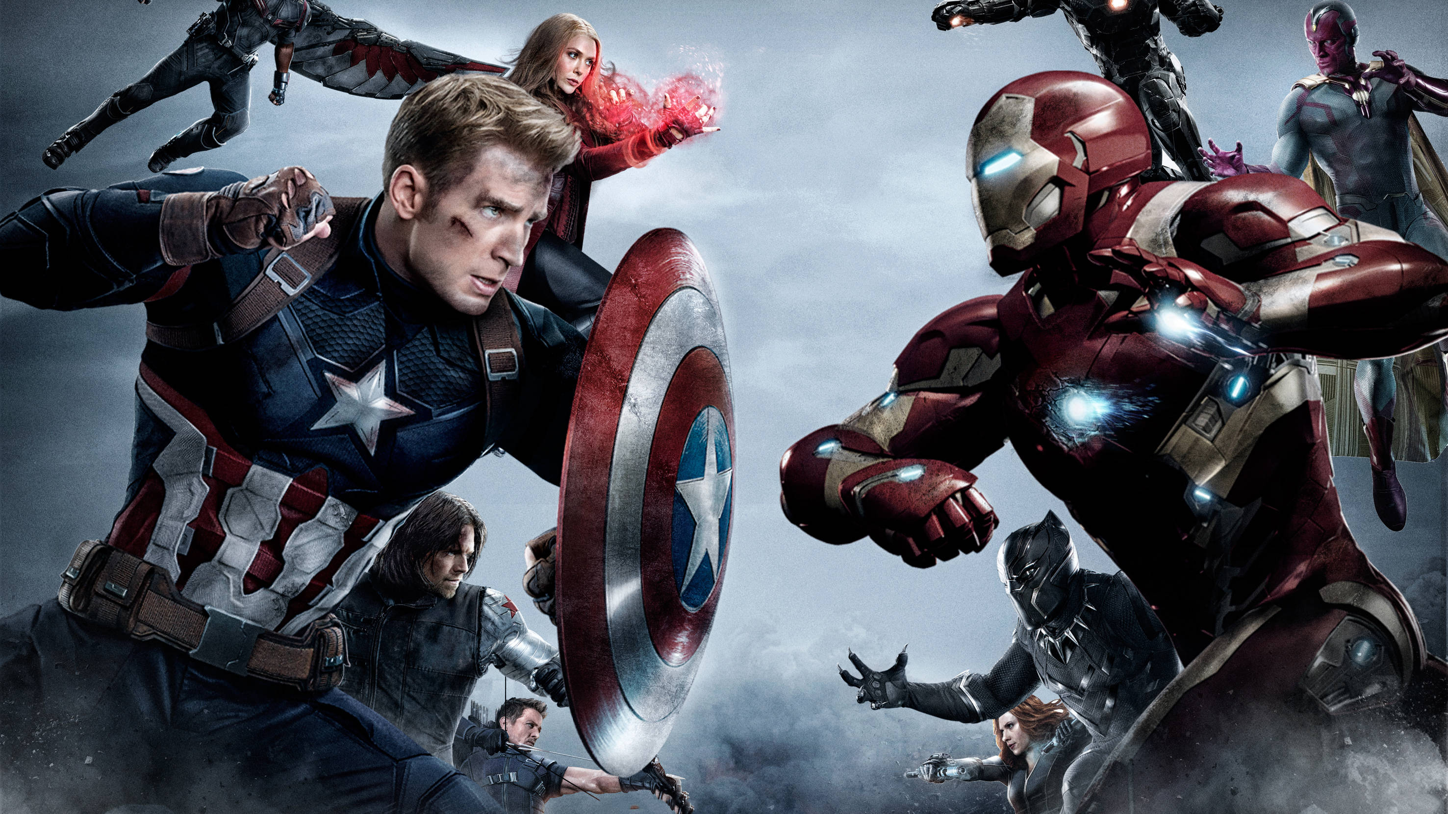 Bango la Huzuni la Captain America Civil War Picha ya Ukuta