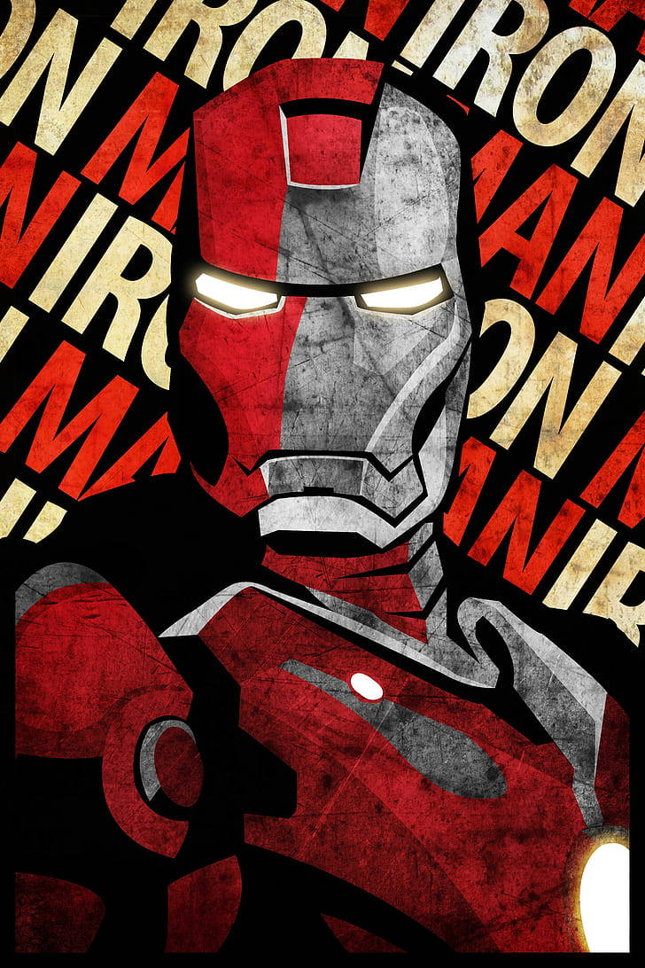Bango la Iron Man Picha ya Ukuta