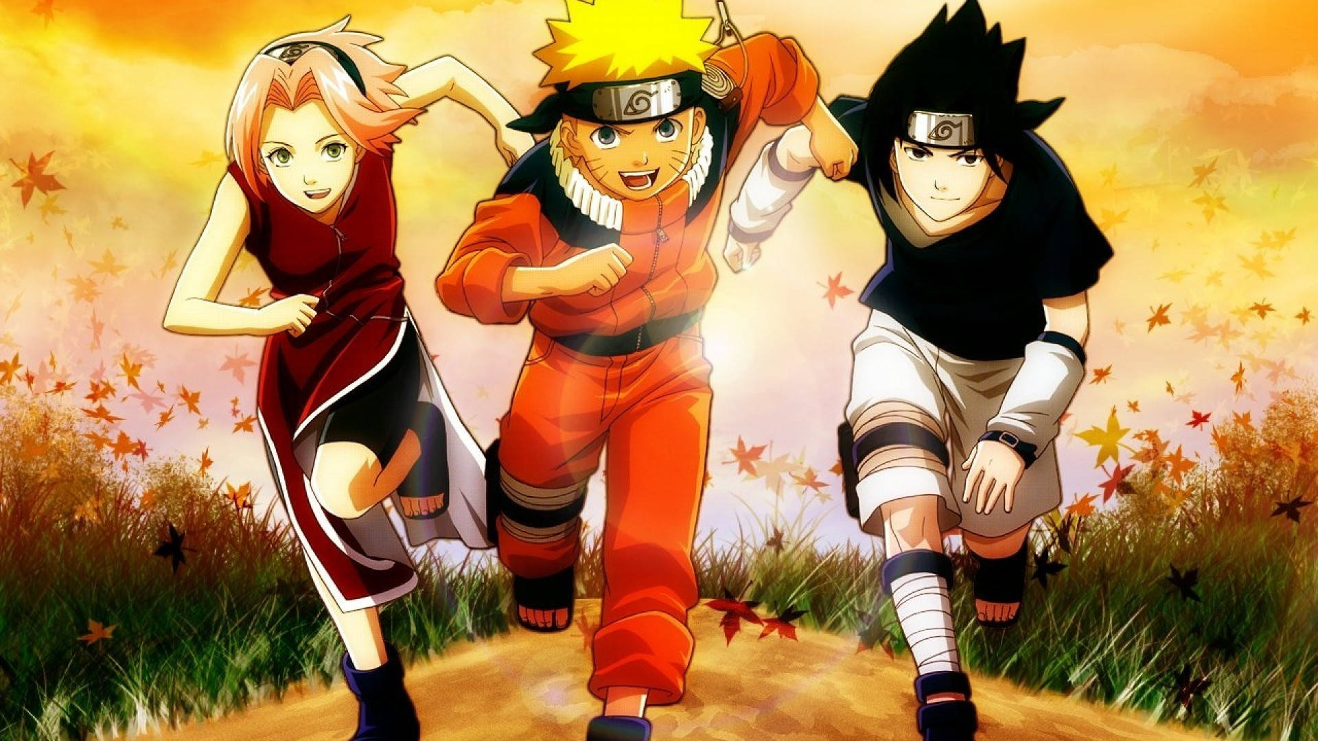Bango la Kikundi cha 7 cha Naruto Picha ya Ukuta