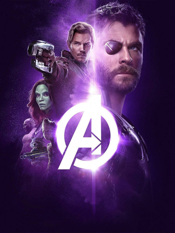 Bango la Kuvutia la Avengers lenye Thor na Walinzi wa Galaxy Picha ya Ukuta