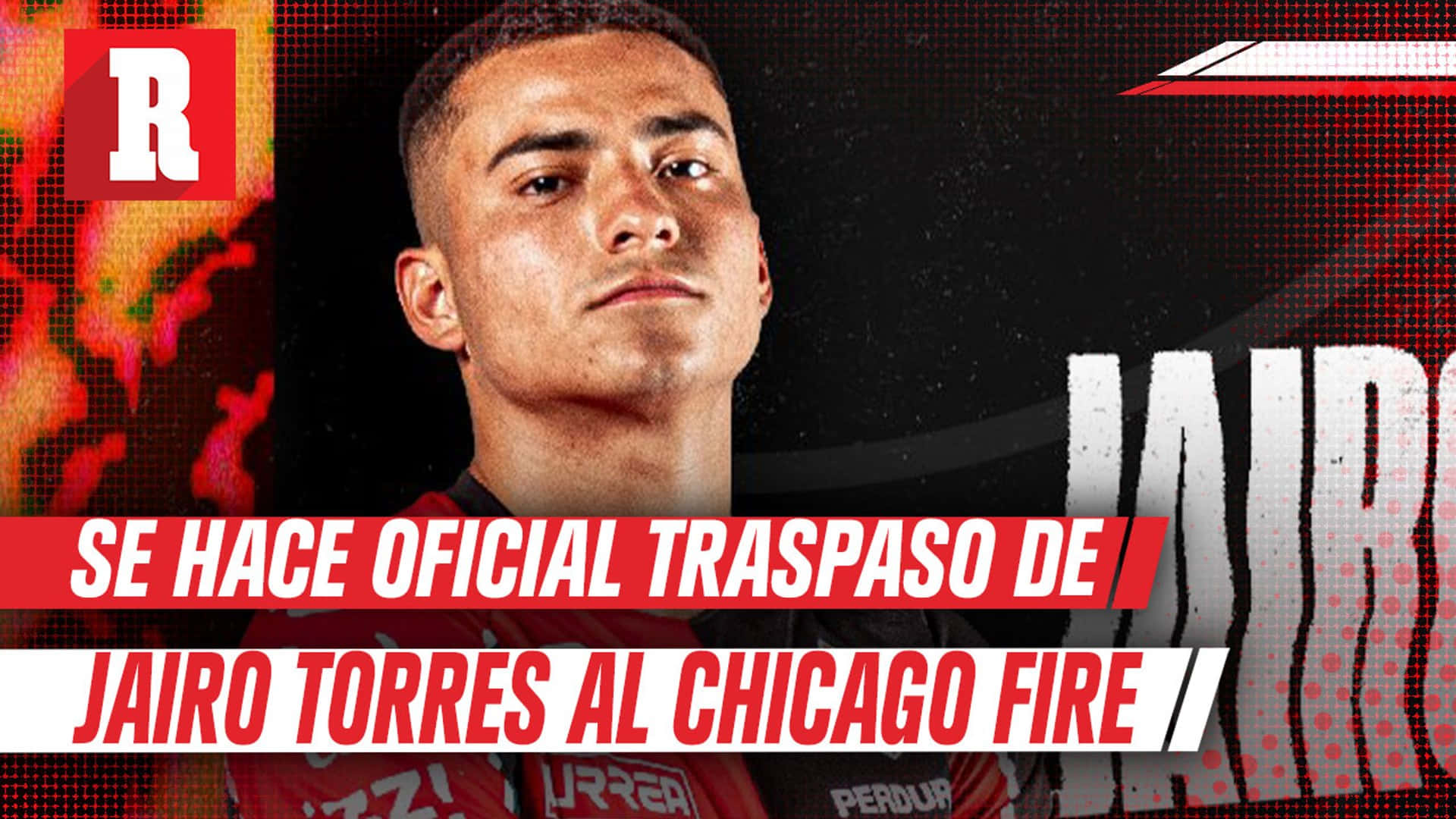 Bango la Mchezaji wa Soka wa Mexico Jairo Torres Chicago Fire Picha ya Ukuta