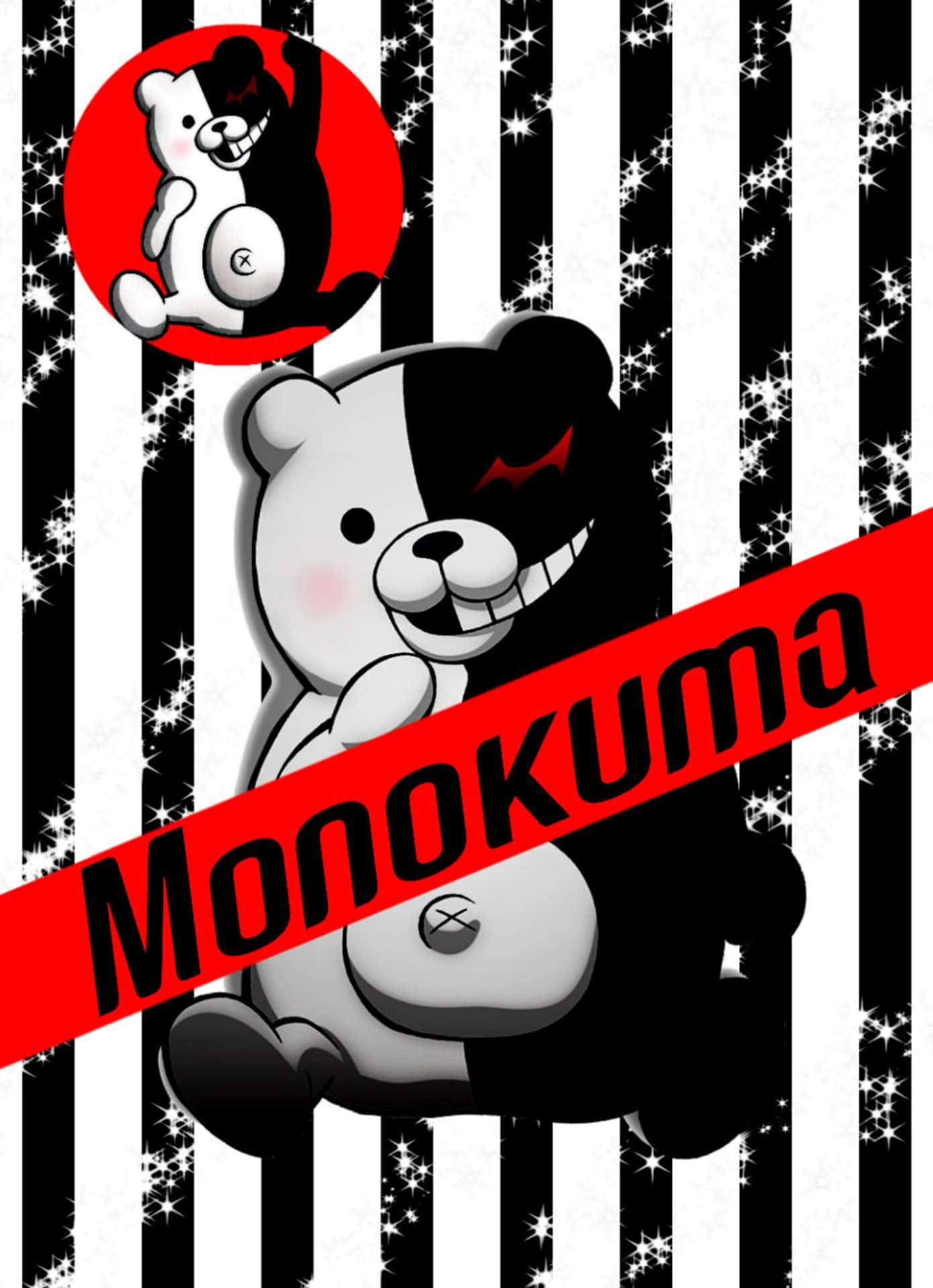 Bango la Monokuma la Anime ya Danganronpa Picha ya Ukuta