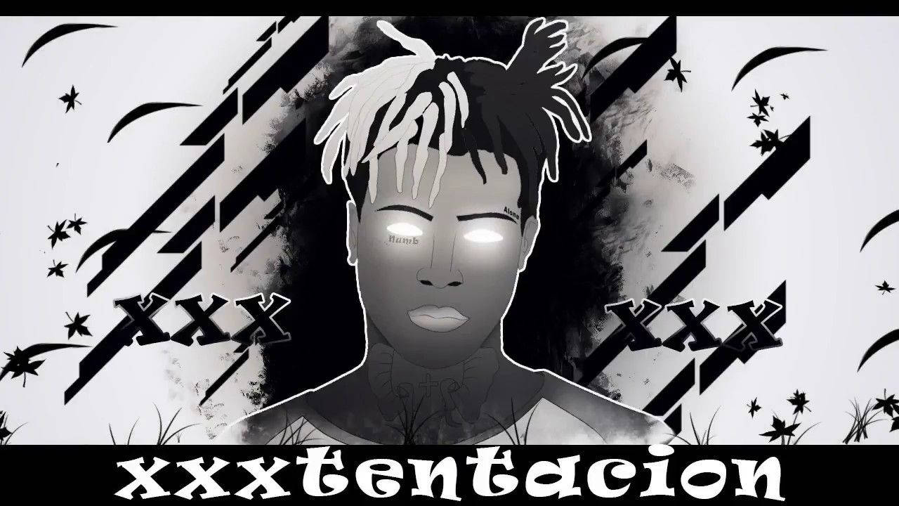 Bango la Mwanamuziki wa Anime Xxxtentacion Picha ya Ukuta