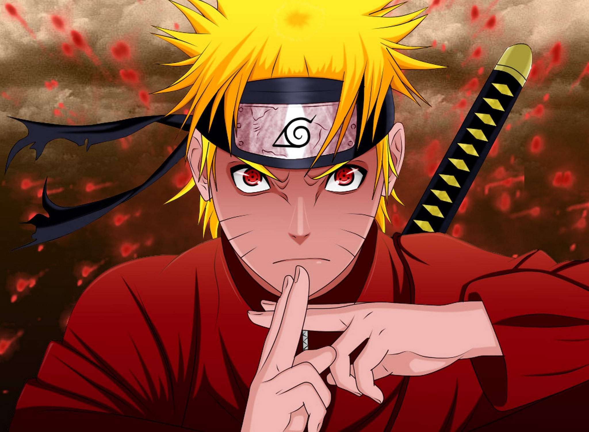 Bango la Naruto Lenye Kupendeza Zaidi Picha ya Ukuta