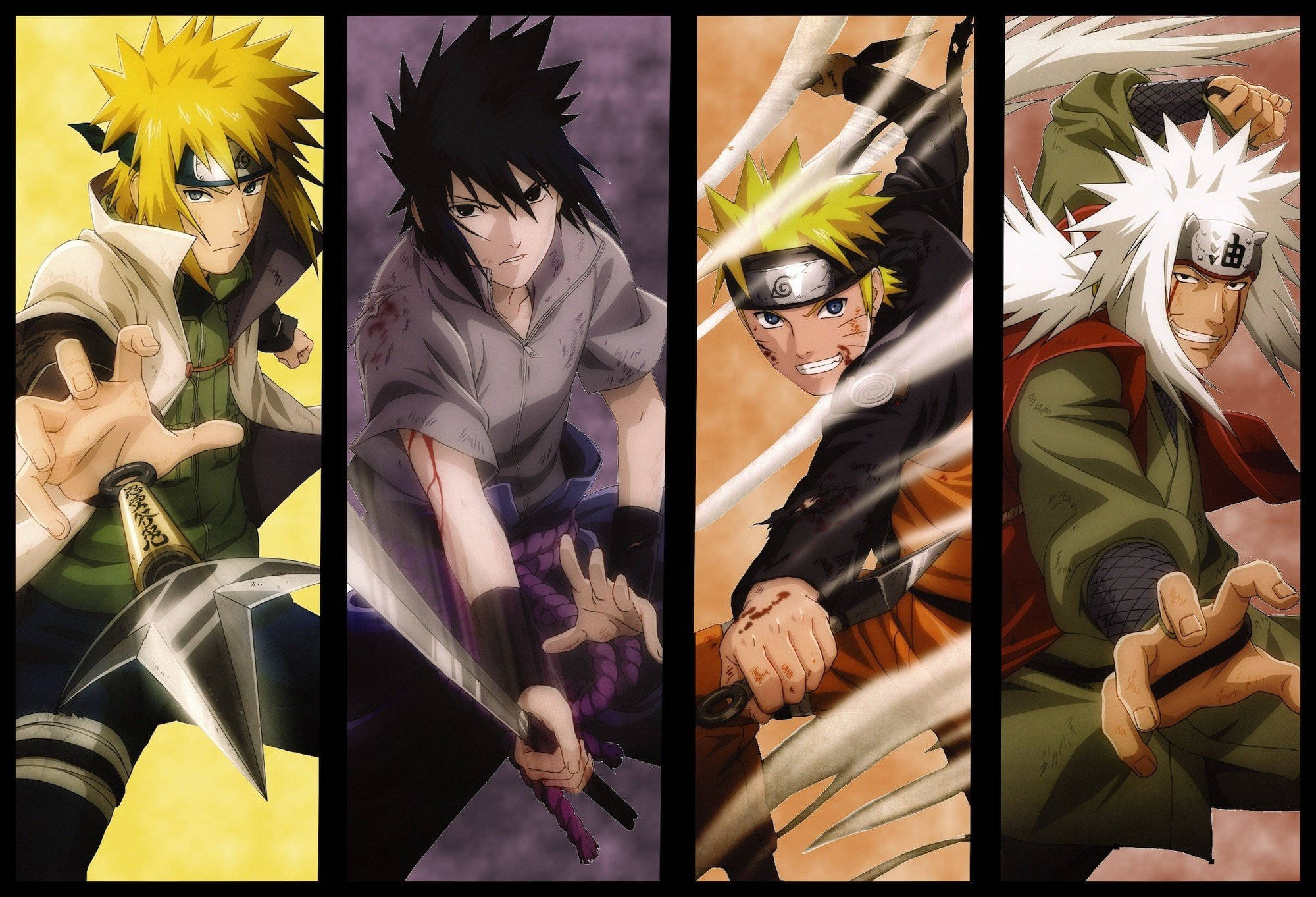 Bango la Naruto na Waninja Wengine Picha ya Ukuta