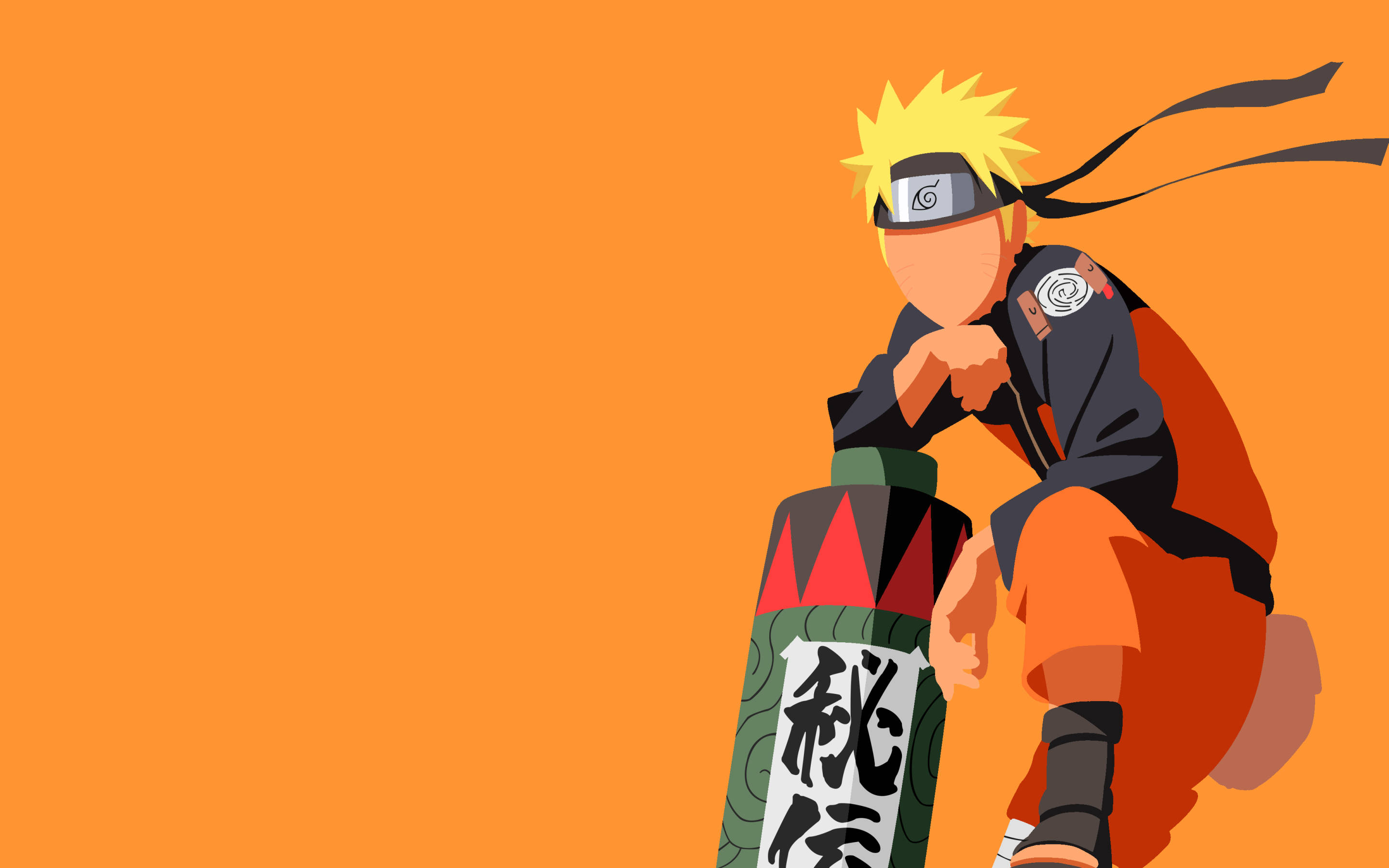 Bango la Sanaa ya Vekta ya Naruto ya Kihistoria Picha ya Ukuta