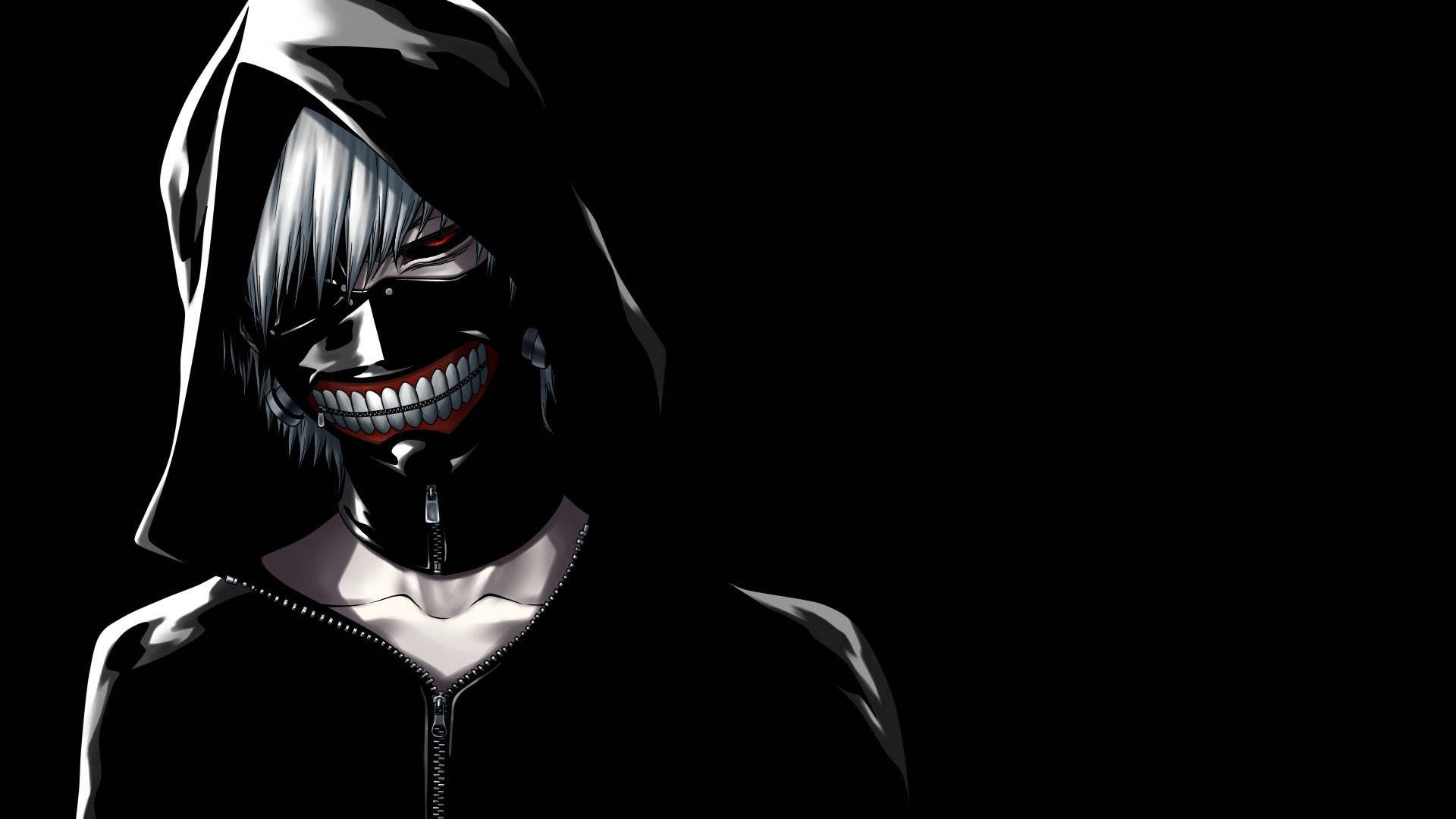Barakoa ya Kaneki kutoka Tokyo Ghoul Picha ya Ukuta