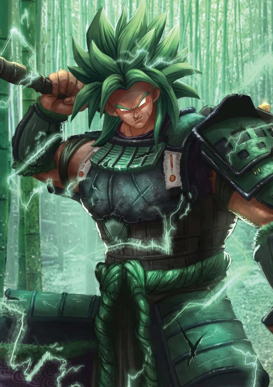 Bardock na Gine, Baba na Mama wa Goku, kutoka “Dragon Ball Super Broly” Picha ya Ukuta