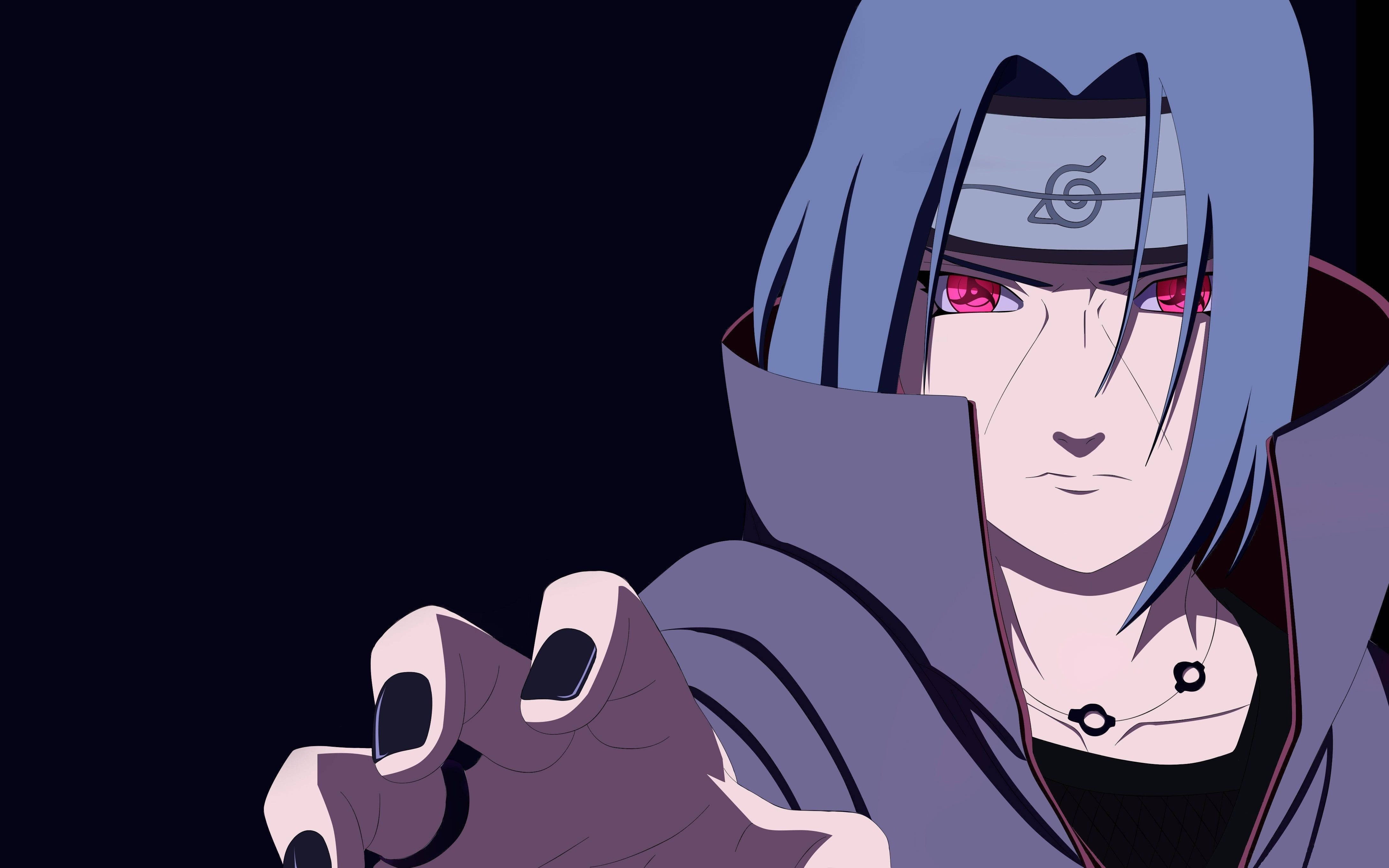 Baridi, Mtulivu na Mwenye Kujitawala - Uchiha Itachi Picha ya Ukuta
