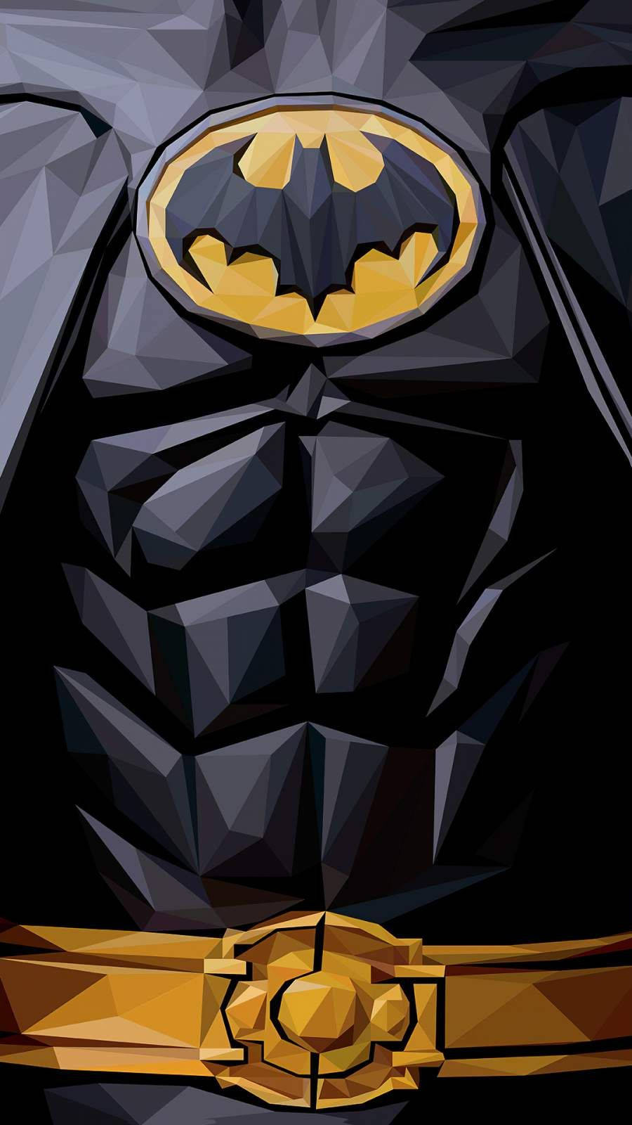 Batman Abs iPhone 12 Picha ya Ukuta