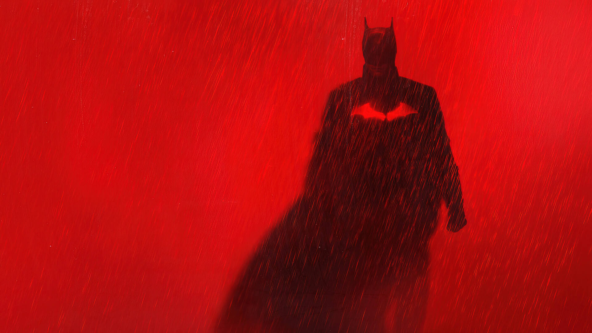 Batman Akitembea Kwenye Mvua Picha ya Ukuta