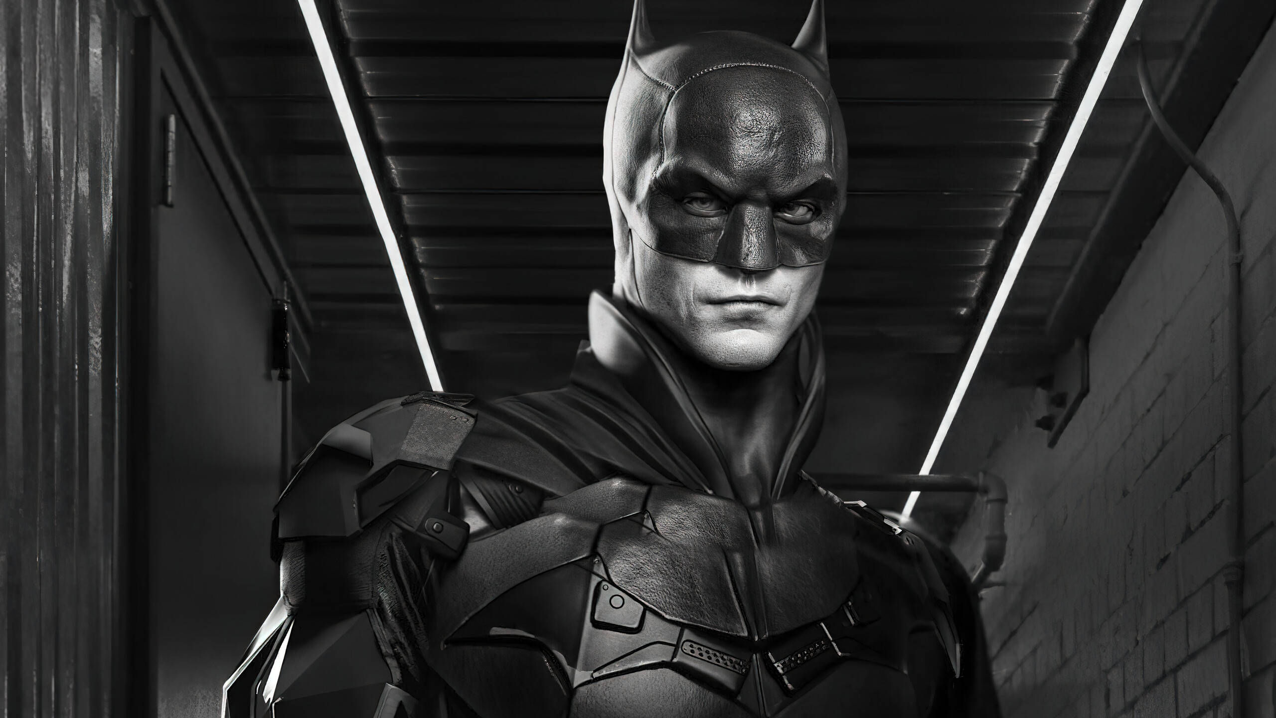 Batman Kwenye Korido Picha ya Ukuta