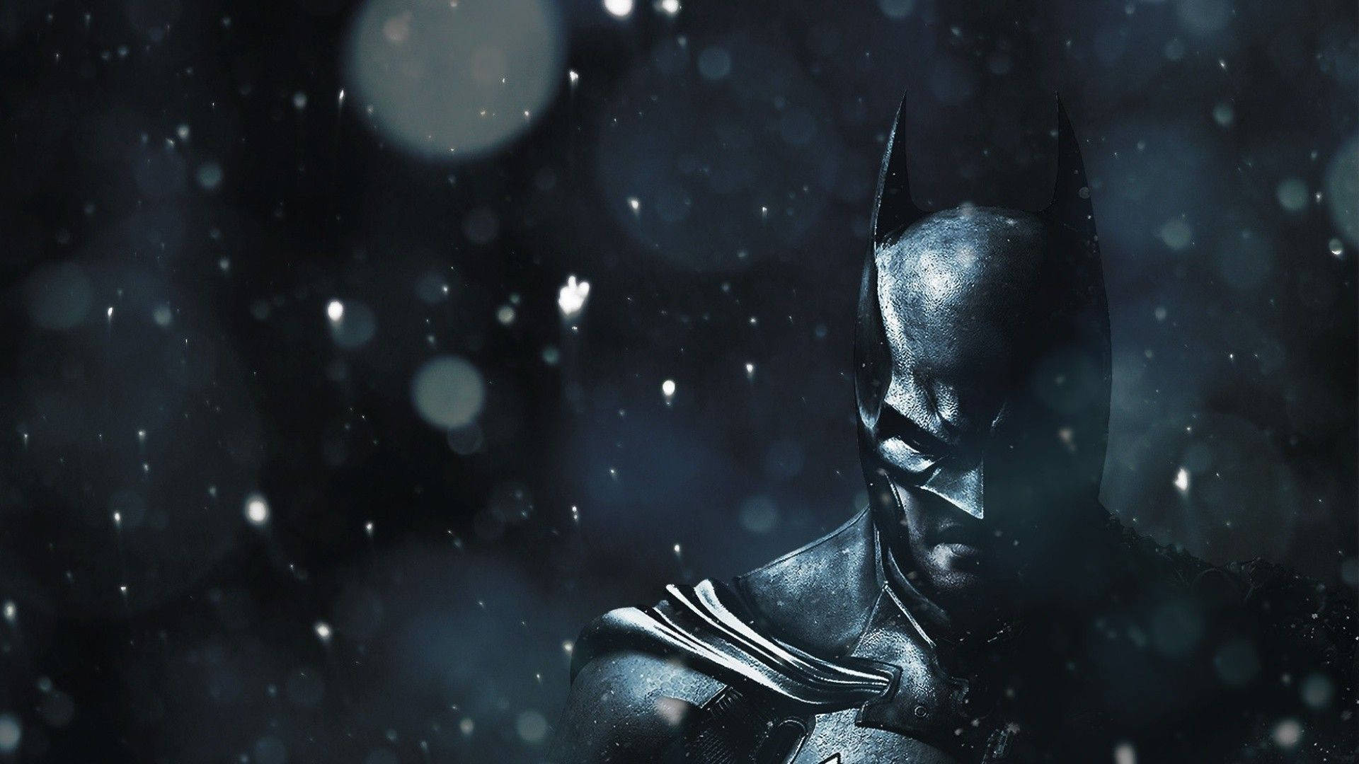 Batman Kwenye Theluji Picha ya Ukuta