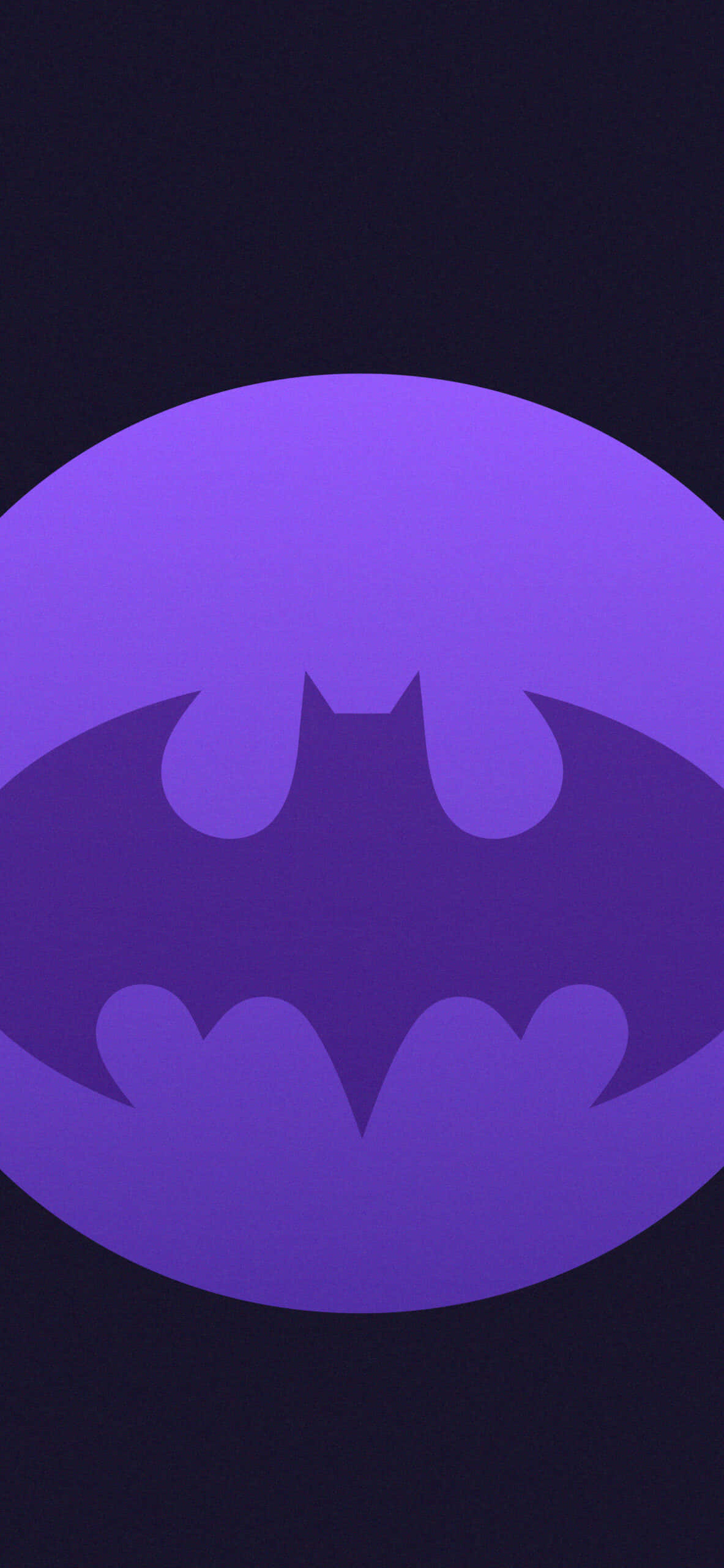Batman Logo Mauve Background Picha ya Ukuta