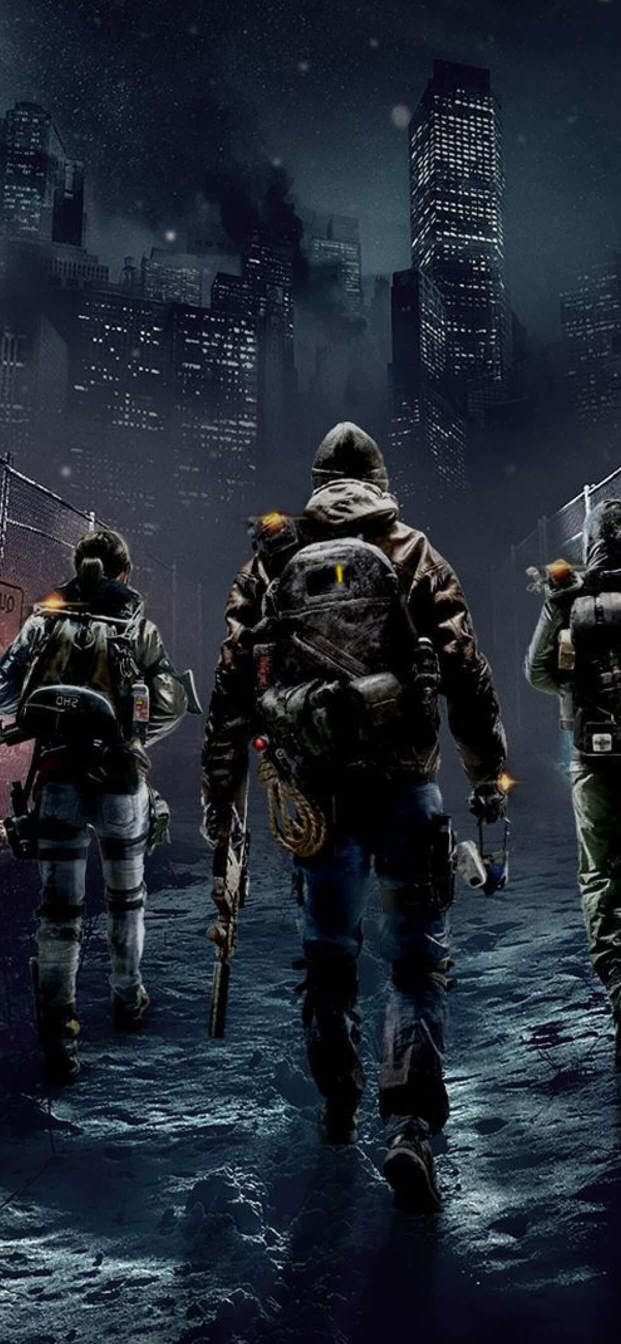 Battle Enemies in Style with the iPhone Xs Max The Division Picha ya Ukuta