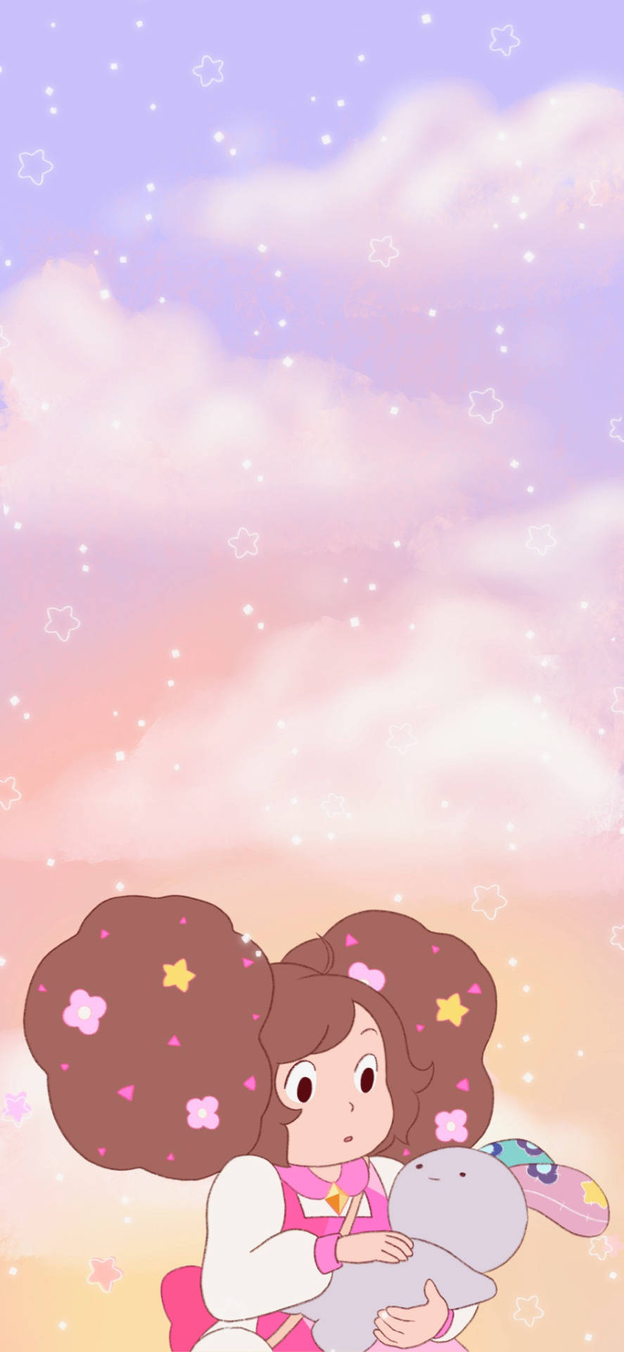 bee na puppycat Katika Kazi Picha ya Ukuta