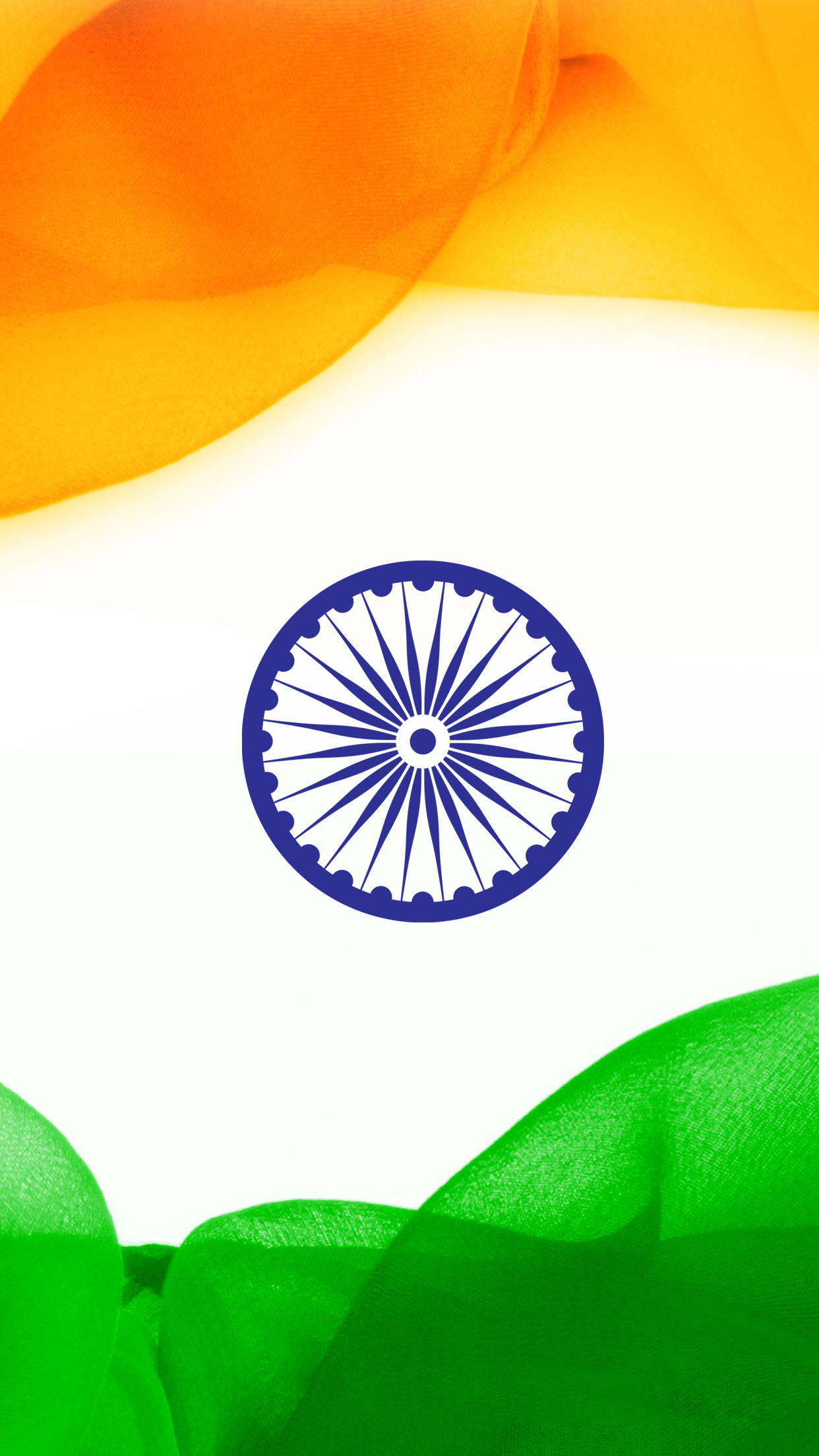 Bendera ya India ya Kifahari ya Simu Picha ya Ukuta