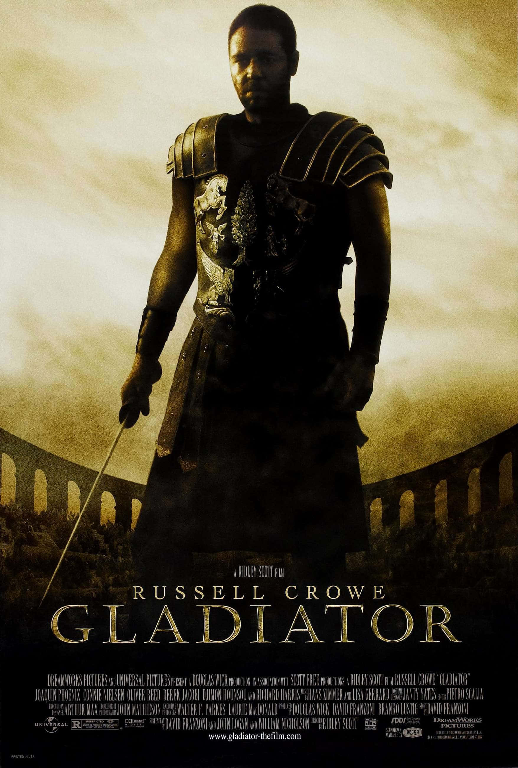 "Bigger than Life: Maximus Decimus Meridius katika filamu ya gladiator epic "Gladiator" Picha ya Ukuta