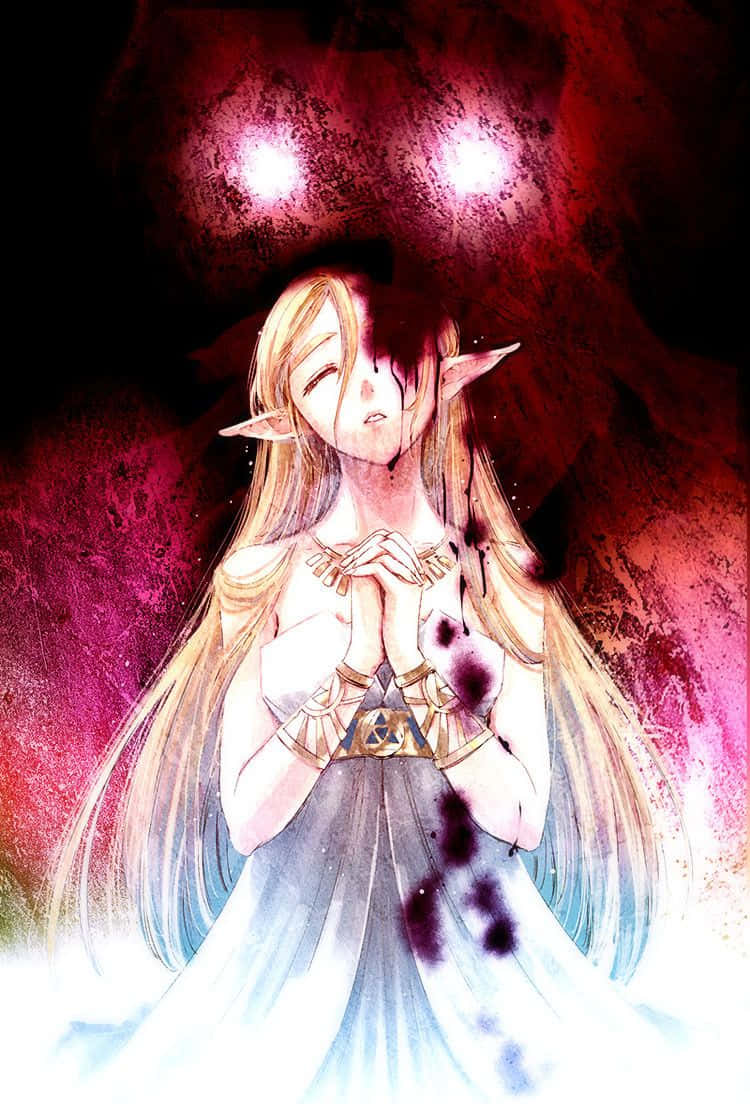 Binti Mfalme Zelda Akilia Botw Picha ya Ukuta