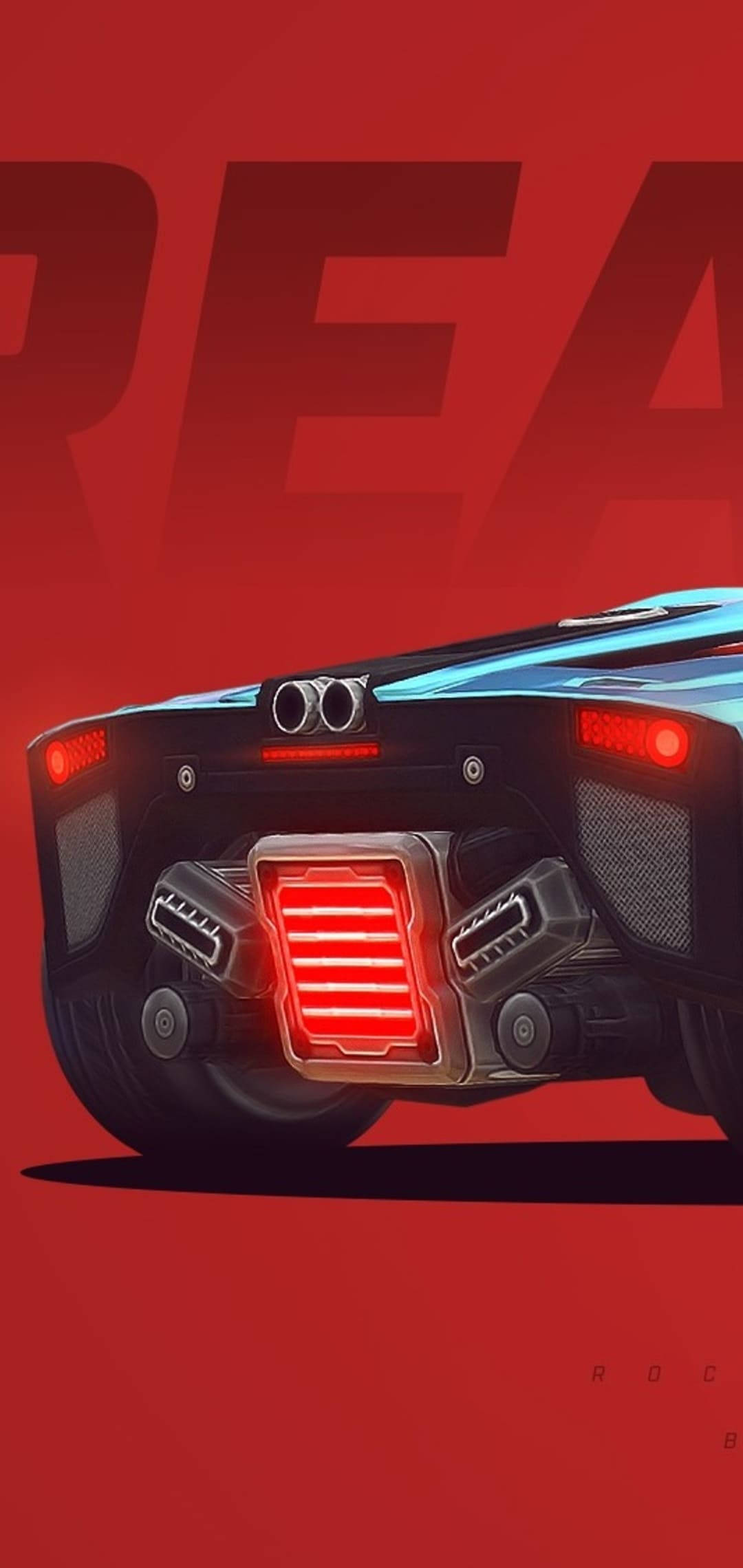 Black Breakout Rocket League iPhone Picha ya Ukuta