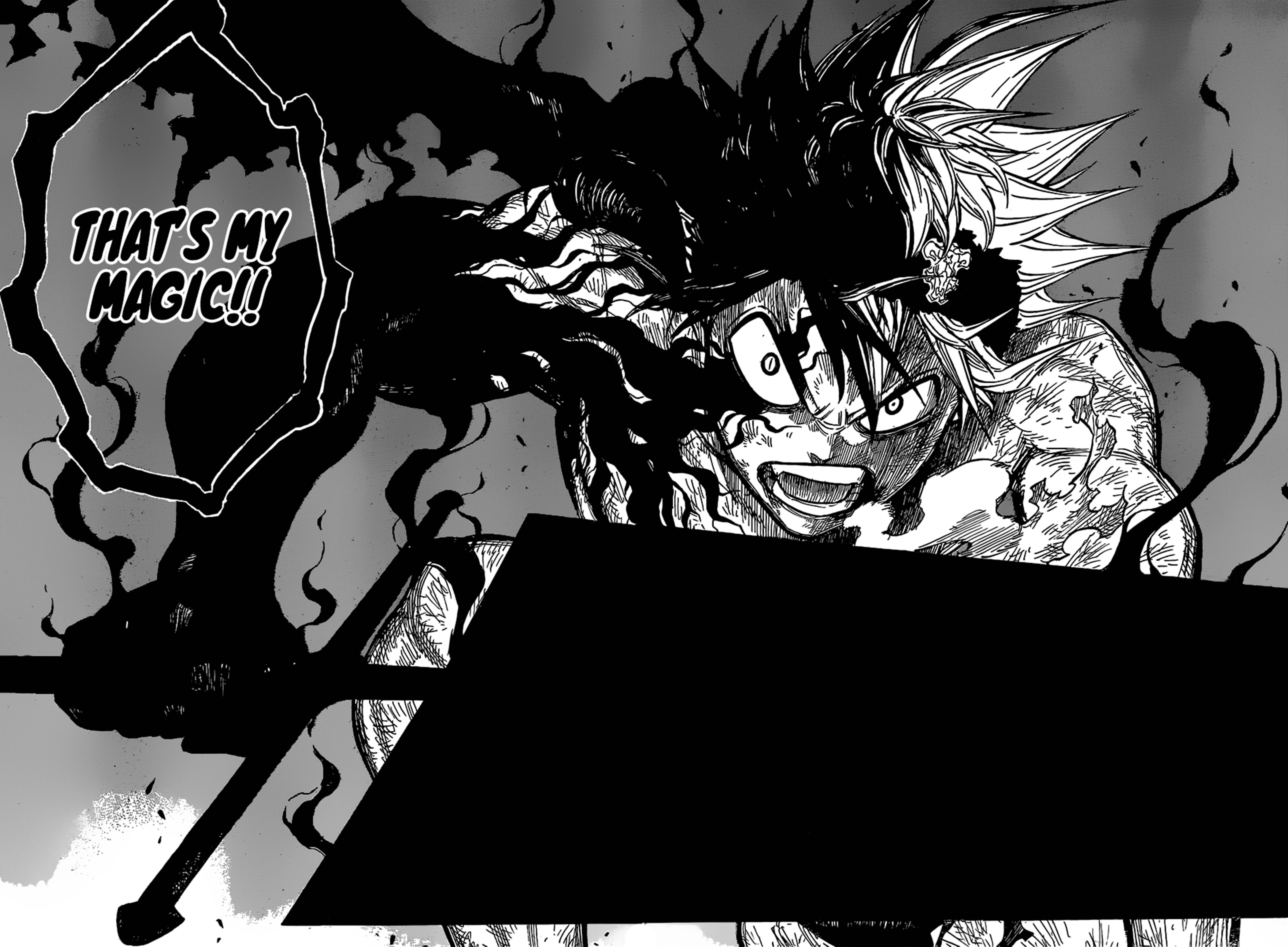 Black Clover 4K Hiyo ni Mchawi Wangu Picha ya Ukuta