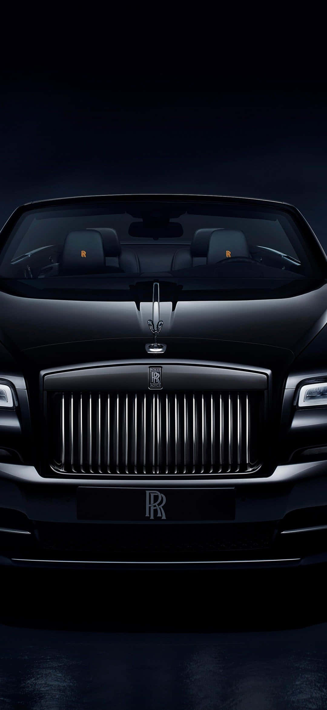 Black Extravagant Rolls Royce Picha ya Ukuta