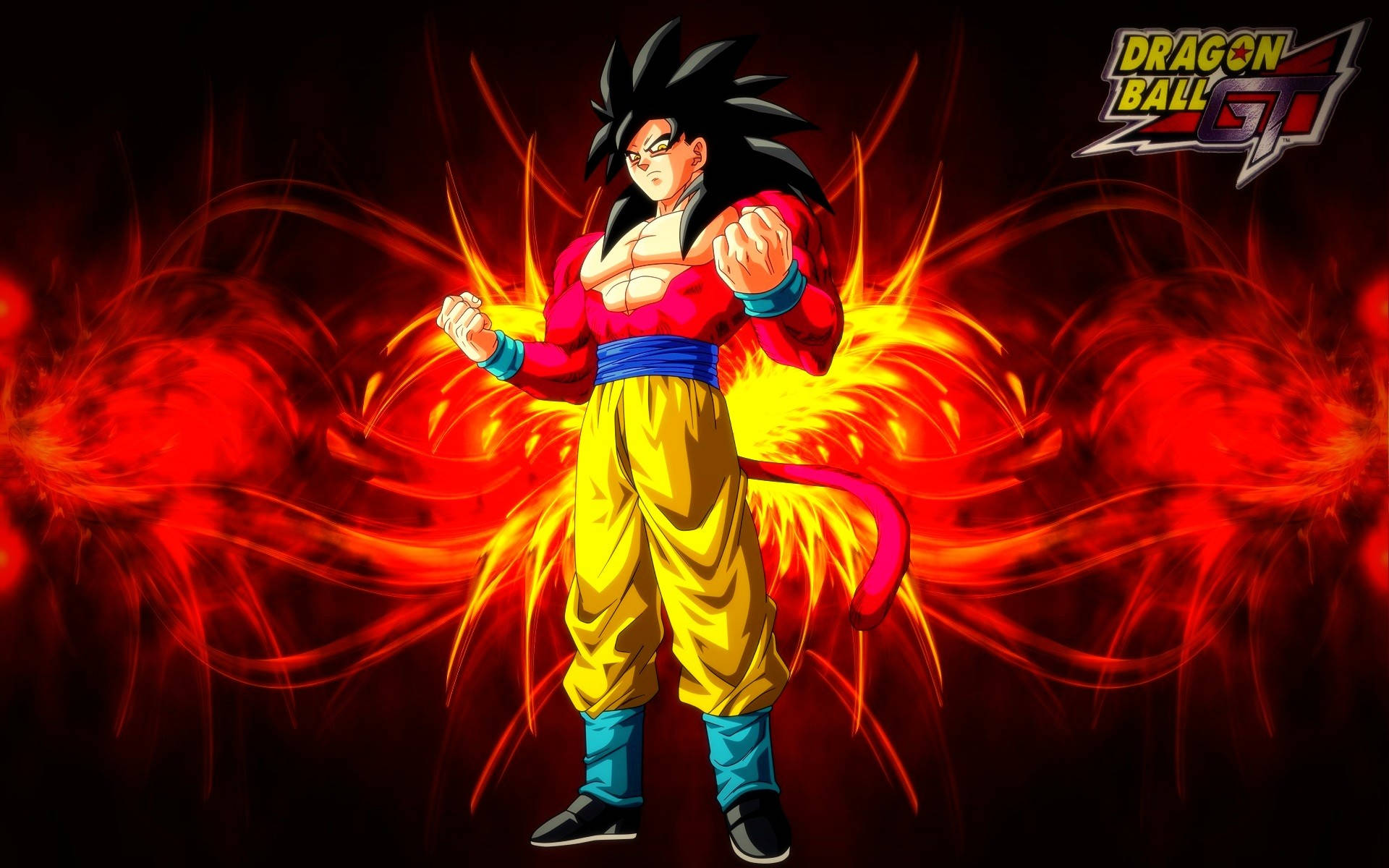 Black Goku Inaonyesha Nguvu Kubwa Picha ya Ukuta