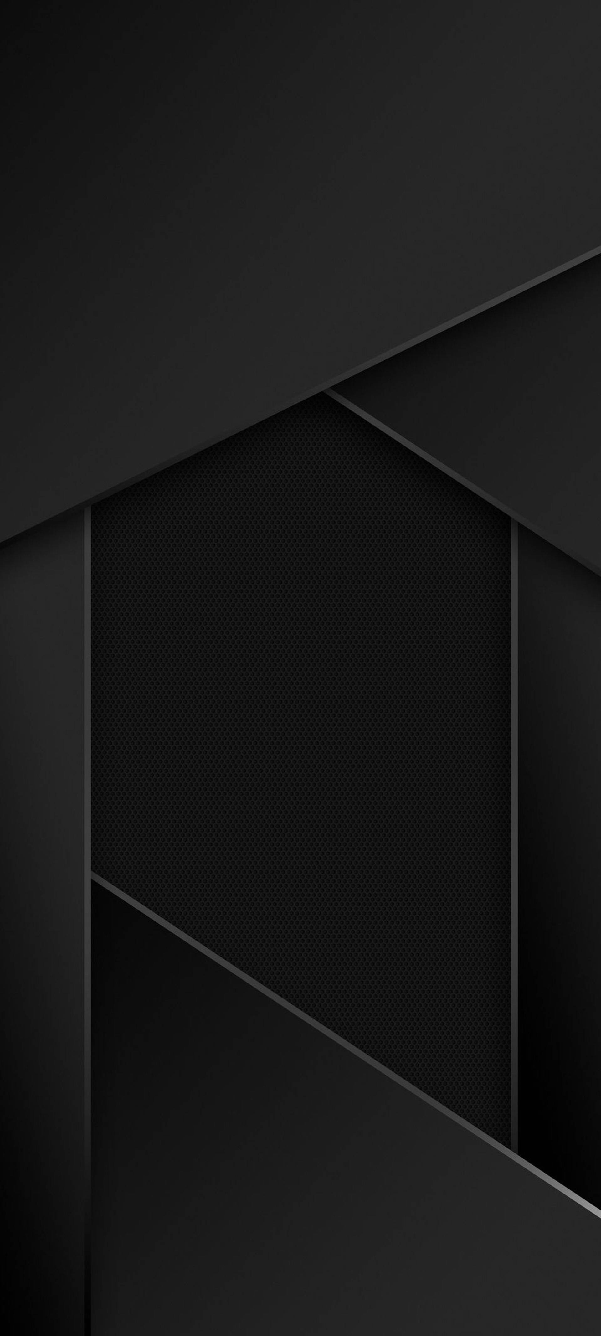 Black iPhone Metallic Picha ya Ukuta