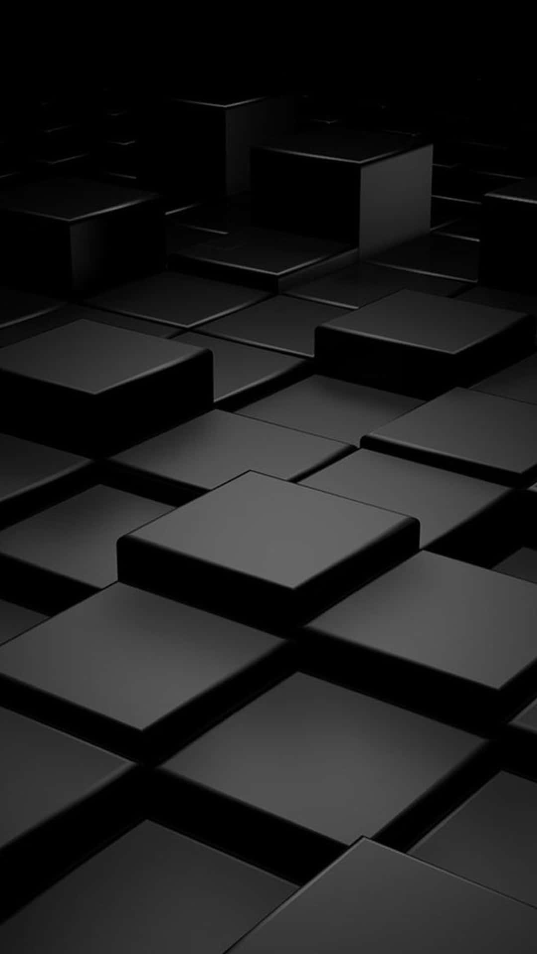 Black Squares For iPhone 6 Plus Picha ya Ukuta