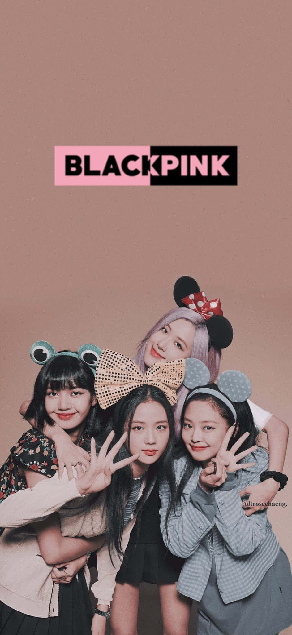 Blackpink katika Nguvu - Saa za K-Pop za Kuvutia Picha ya Ukuta