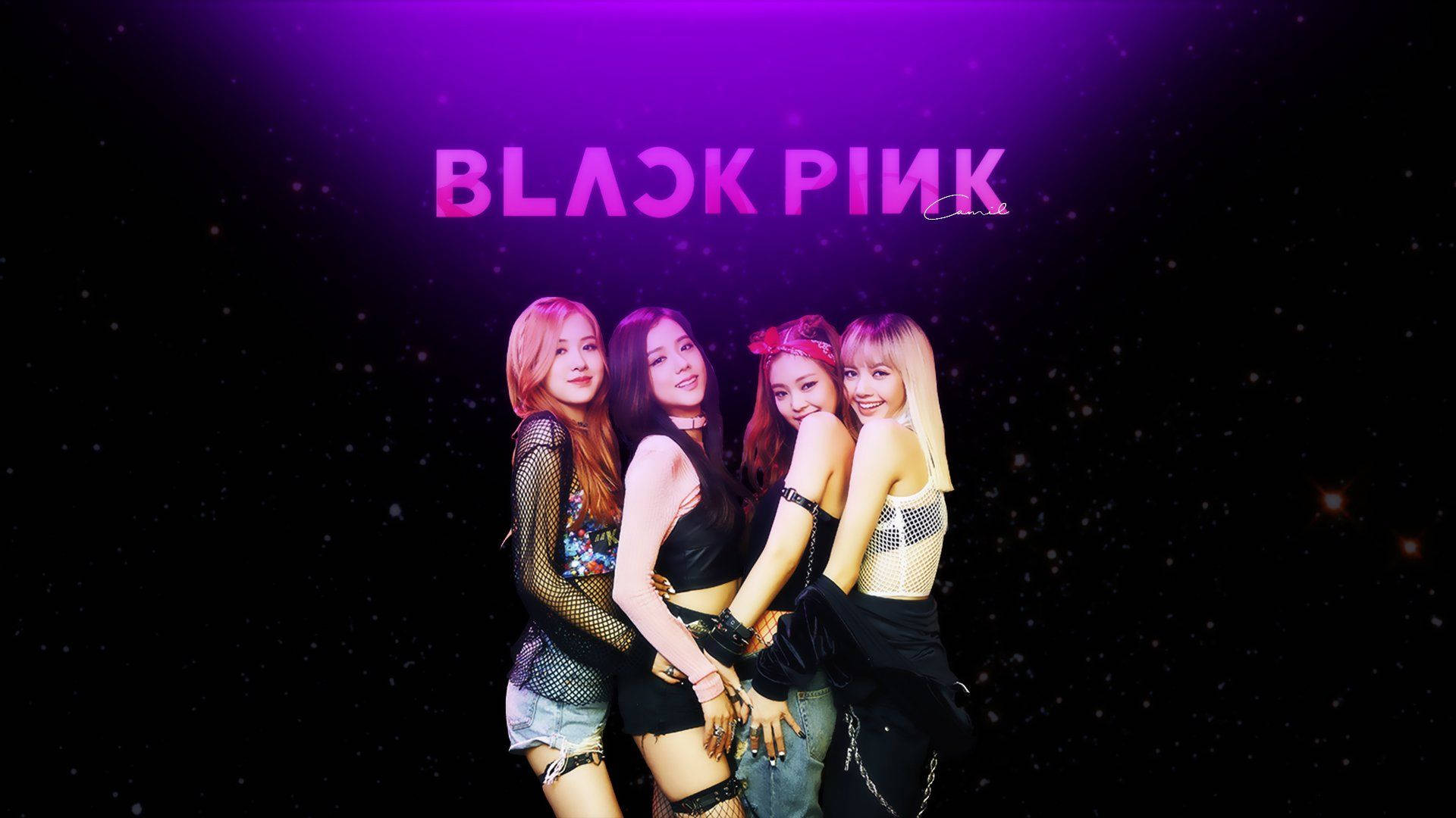 Blackpink - Mandhari ya Galaxy ya BLACKPINK Picha ya Ukuta