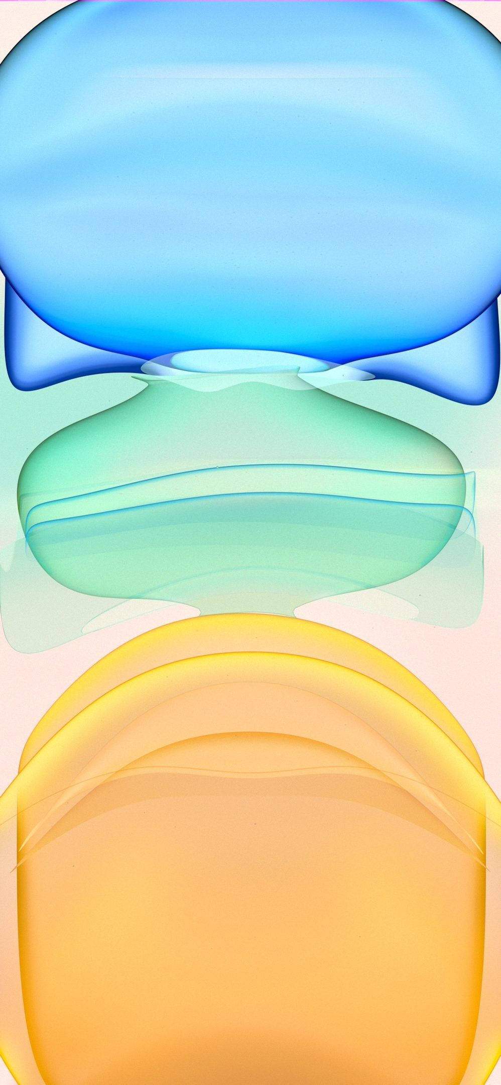 Blending Colorful Abstract Design with iPhone 11's Popularity Picha ya Ukuta