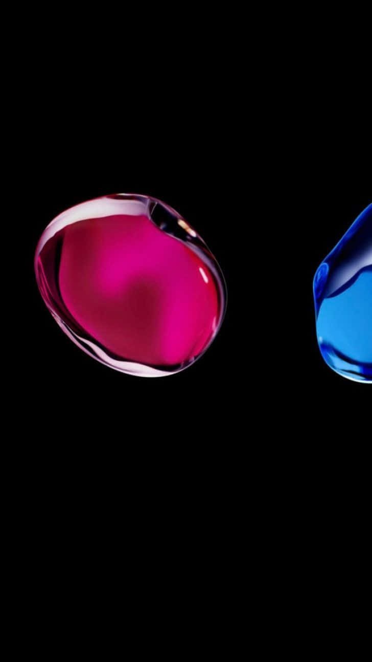 Blue And Magenta Gemstone iPhone 7 Plus Live Picha ya Ukuta
