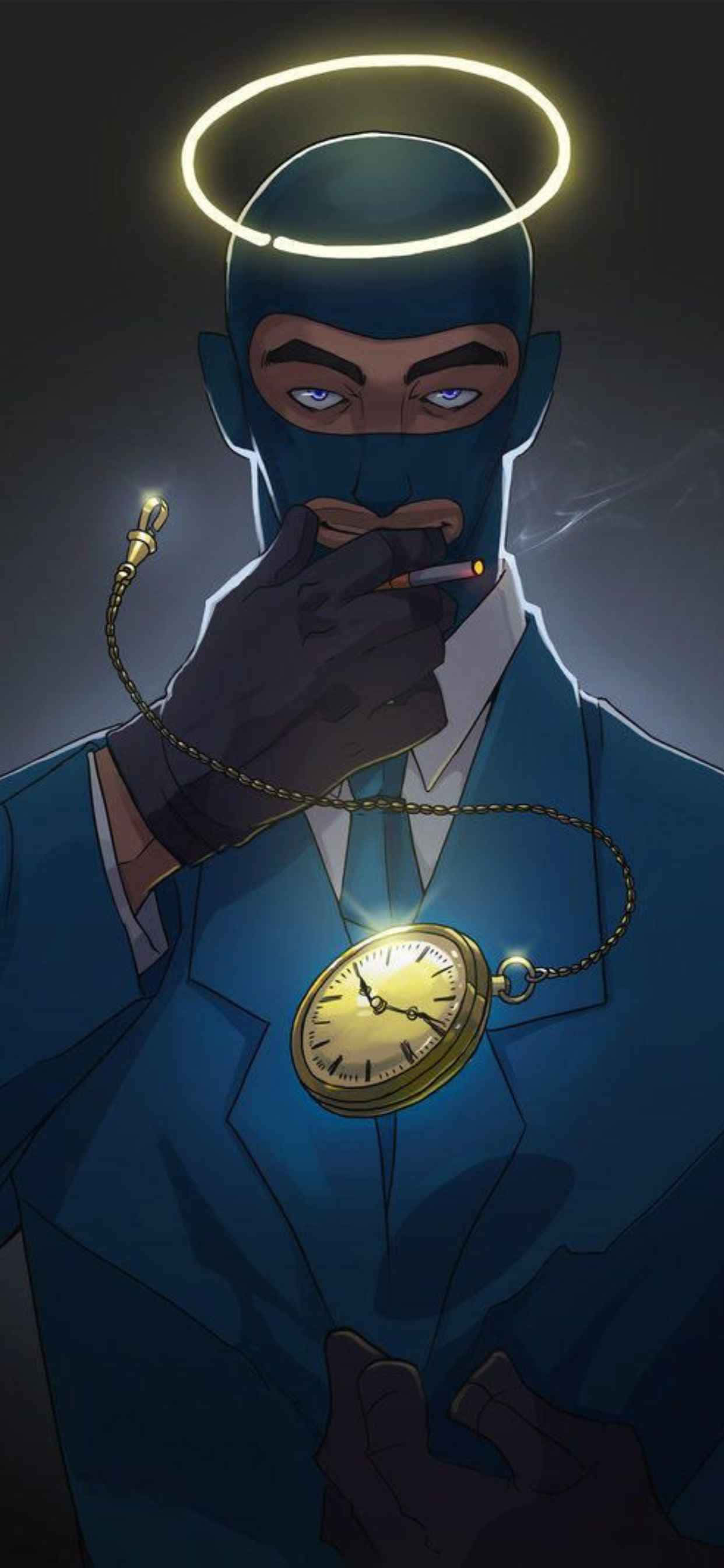 Blue Spy iPhone Xs Max Team Fortress 2 Background Picha ya Ukuta
