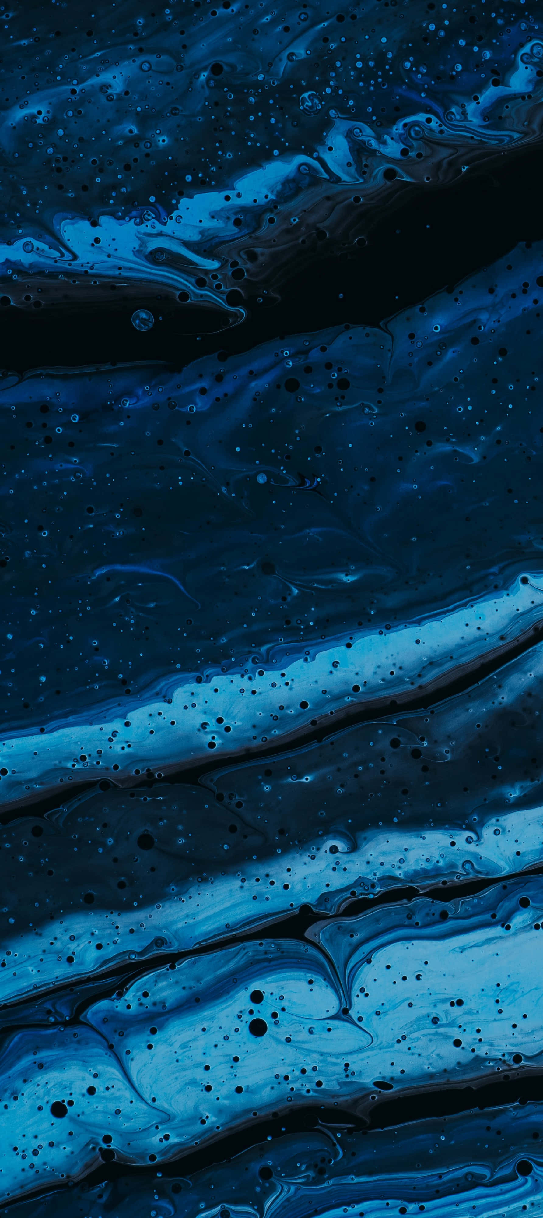 Blue Tones iPhone X Marble Background Picha ya Ukuta