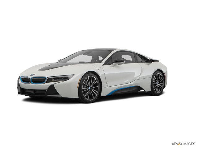 BMW i8 Nyeupe Kutoka Upande Picha ya Ukuta