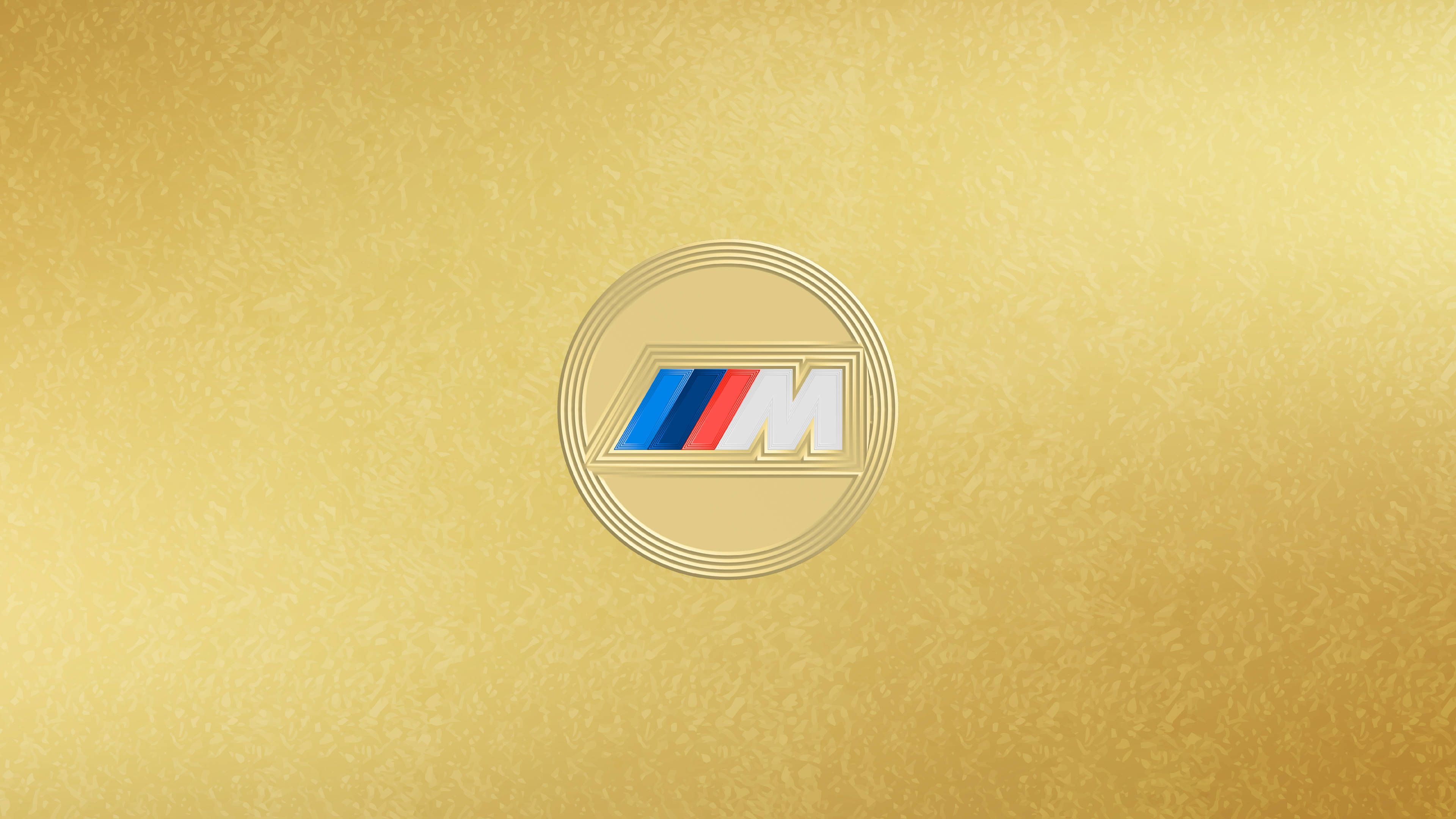 BMW M Logo Dhahabu Picha ya Ukuta