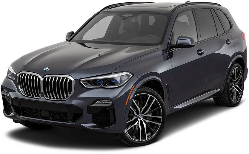 BMW X5 SUV ya Kifahari Mwonekano wa Upande Picha ya Ukuta