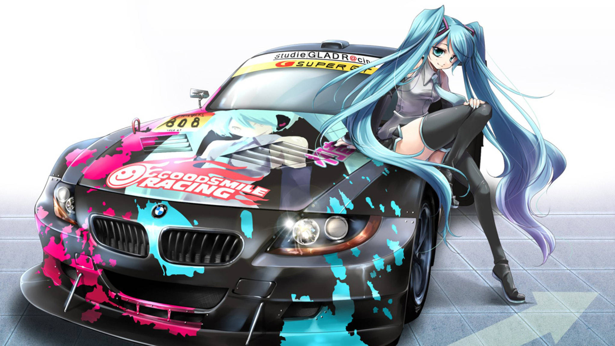 BMW Z4 Gari la Anime Picha ya Ukuta