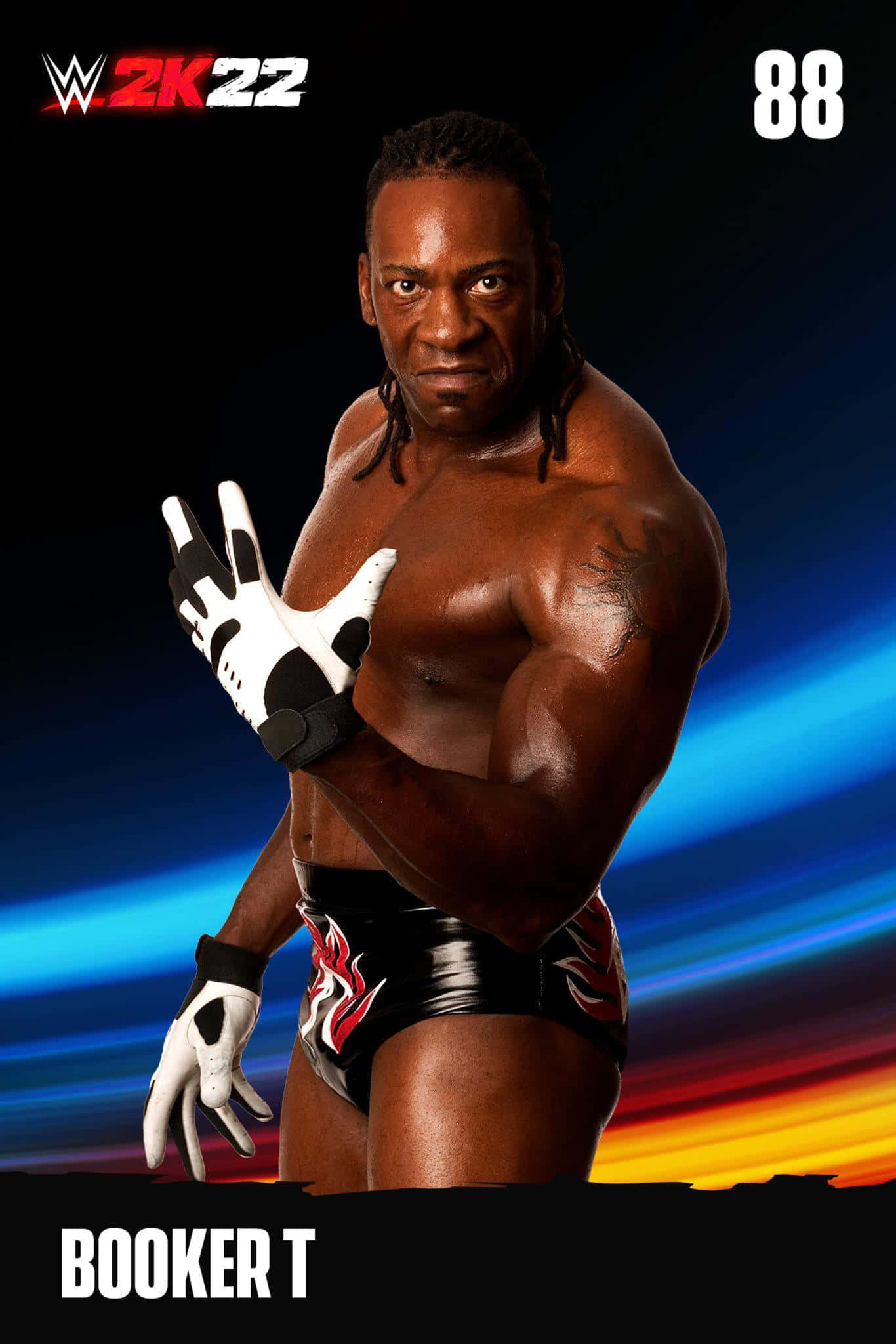 Booker T Katika WWE 2022 Poster Picha ya Ukuta