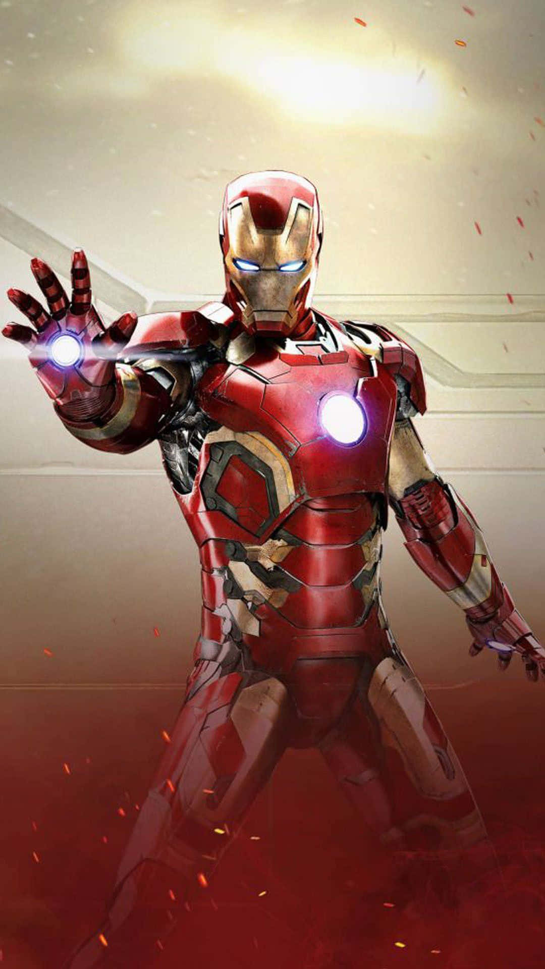 Bora wa Iron Man Mwale wa Laser Repulsor Picha ya Ukuta