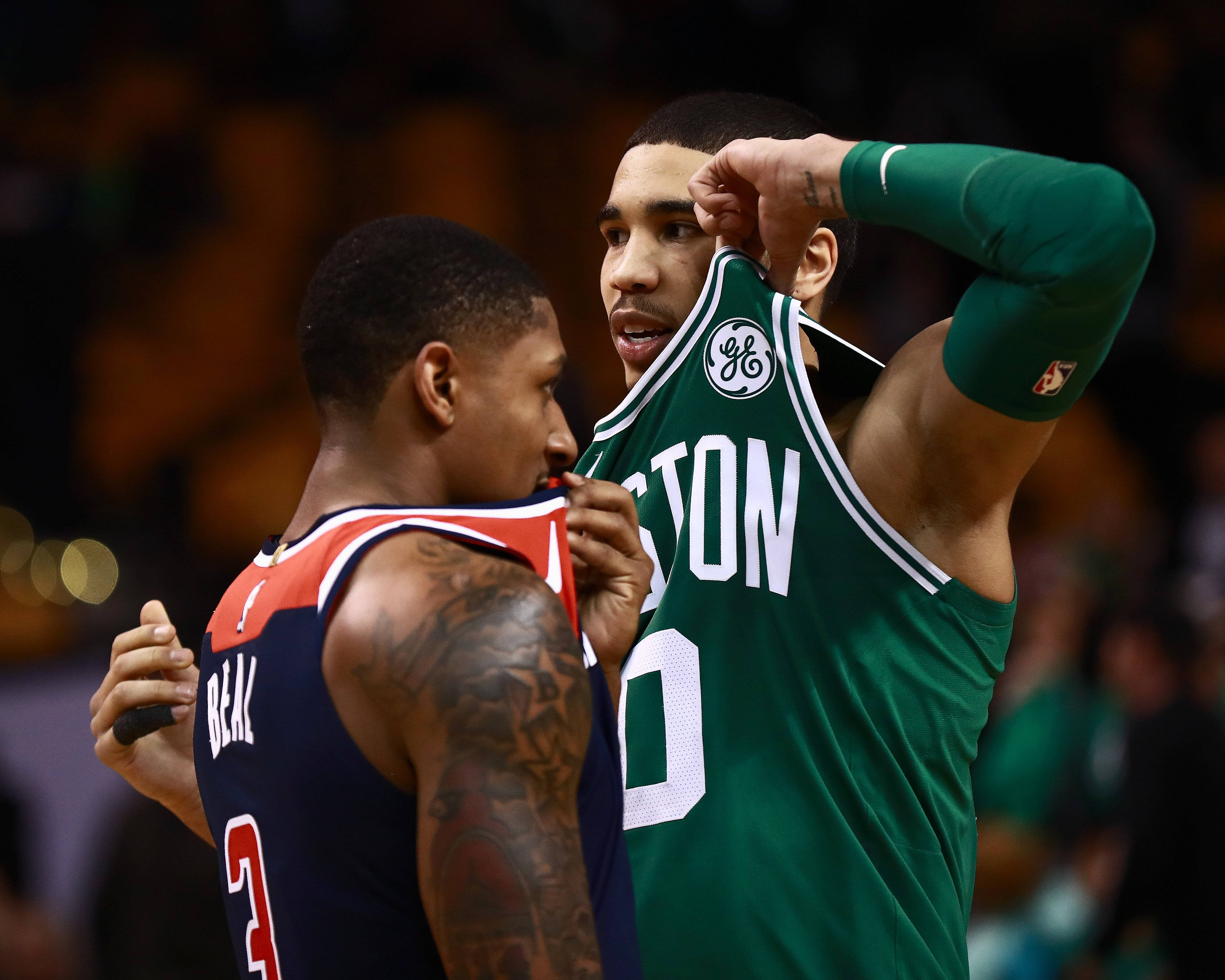 Bradley Beal Mzozo Na Jayson wa Boston Picha ya Ukuta