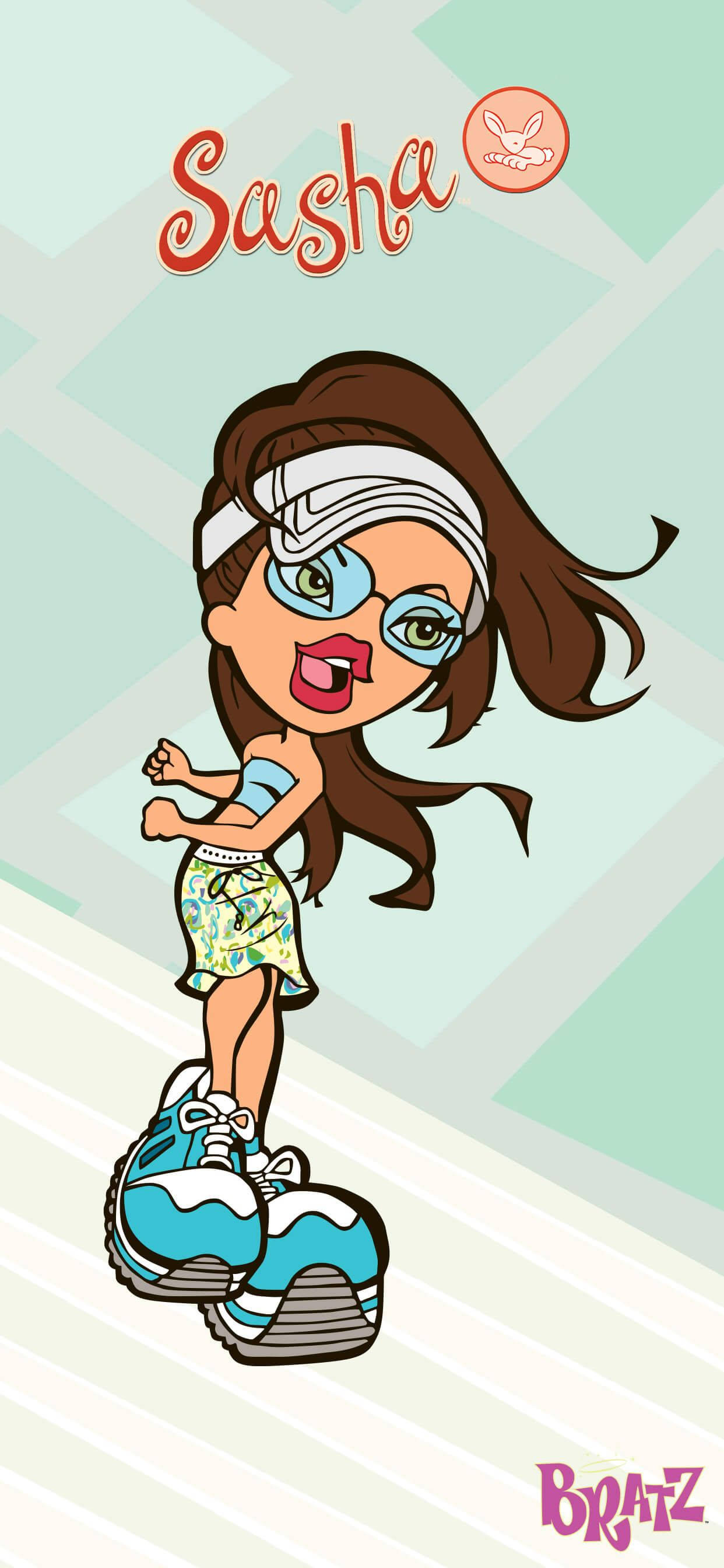Bratz Doll Sasha Digital Art Picha ya Ukuta