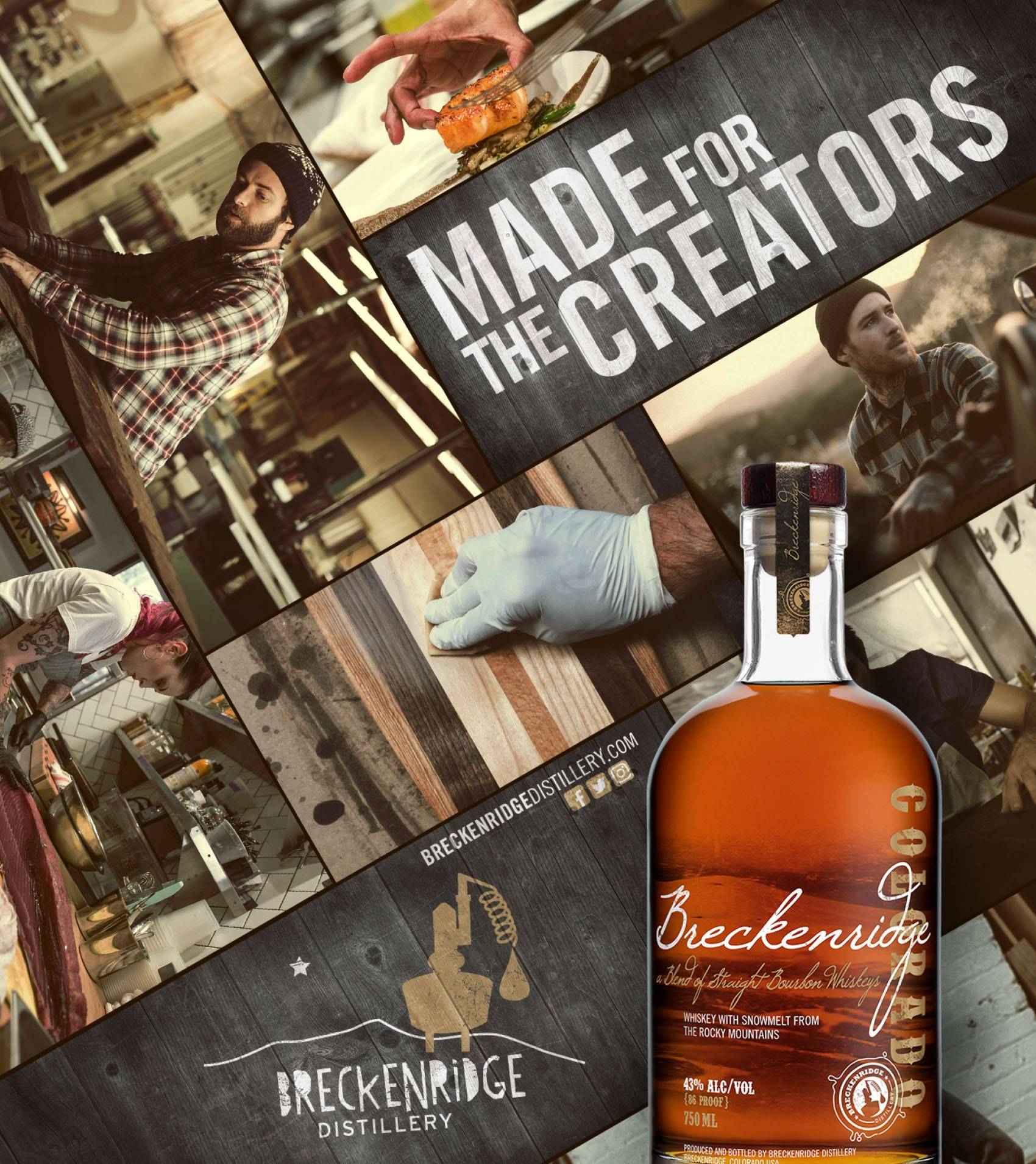 Breckenridge Distillery, Ambapo Roho Inakumbatia Mila Picha ya Ukuta