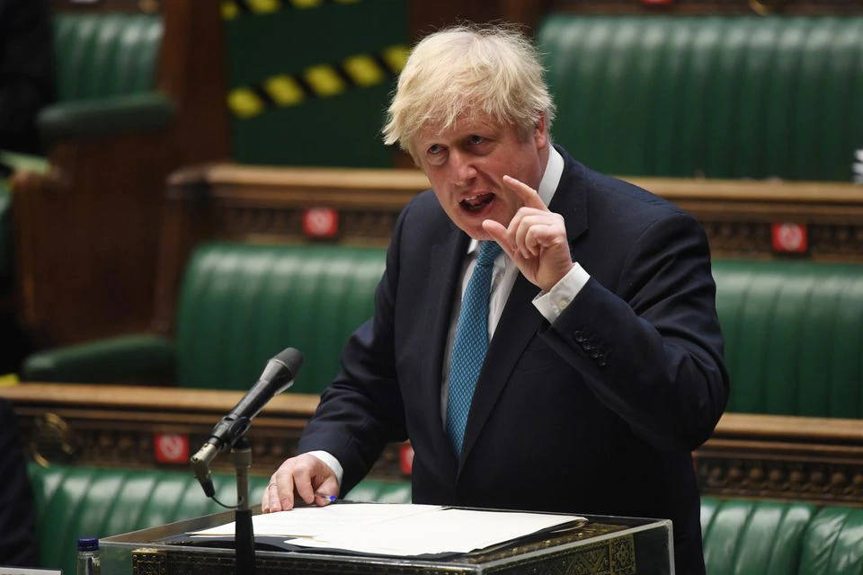British Politician Boris Johnson Picha ya Ukuta